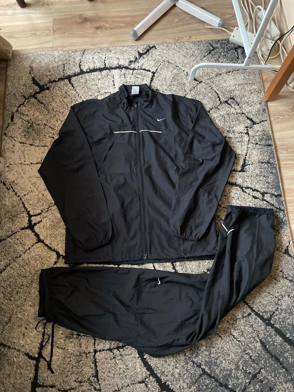 Nike × Vintage Y2K VINTAGE Red Nike Tech Jacket | Grailed