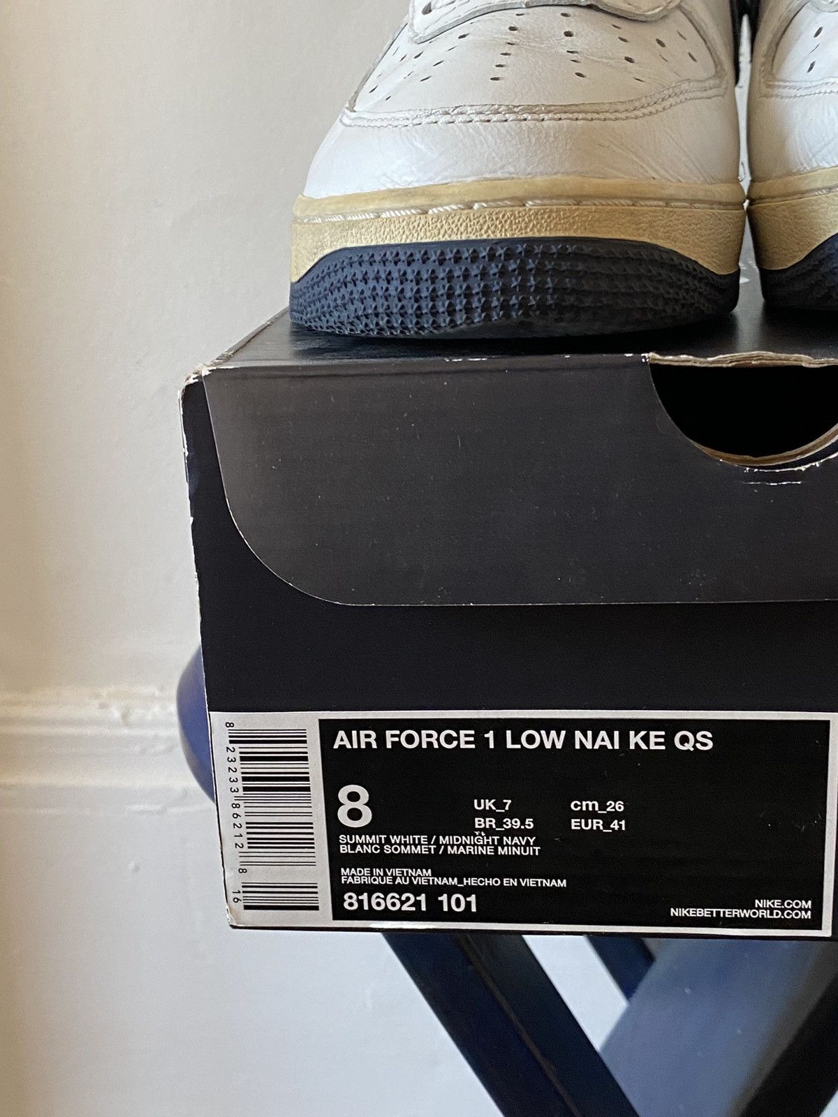 Nike Nike Air Force 1 Nai Ke QS Size US 8 / EU 41 - 3 Thumbnail