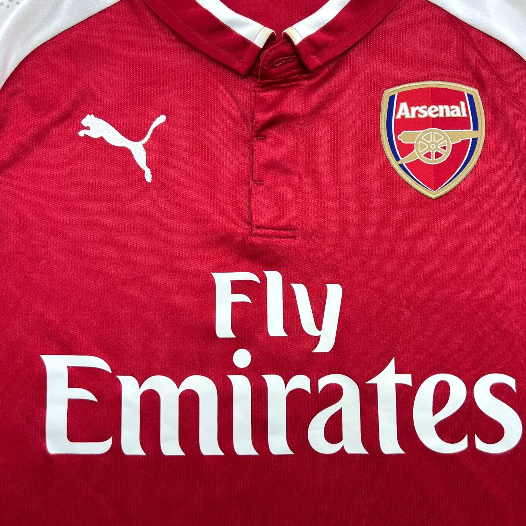Puma Arsenal 2017 2018 Home Alexandre Lacazette Mens Football Jersey Small Puma Shirt Size US S / EU 44-46 / 1 - 7 Thumbnail