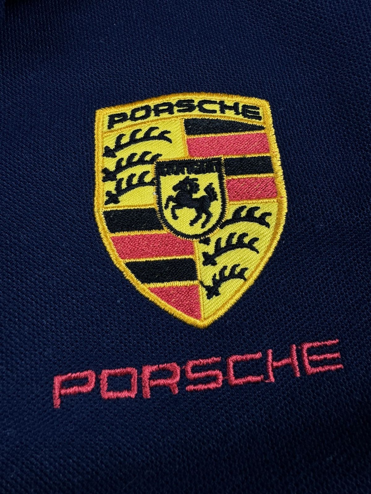 Porsche Design Vintage 90s Porsche embroidered logo polo tee racing Size US M / EU 48-50 / 2 - 11 Thumbnail