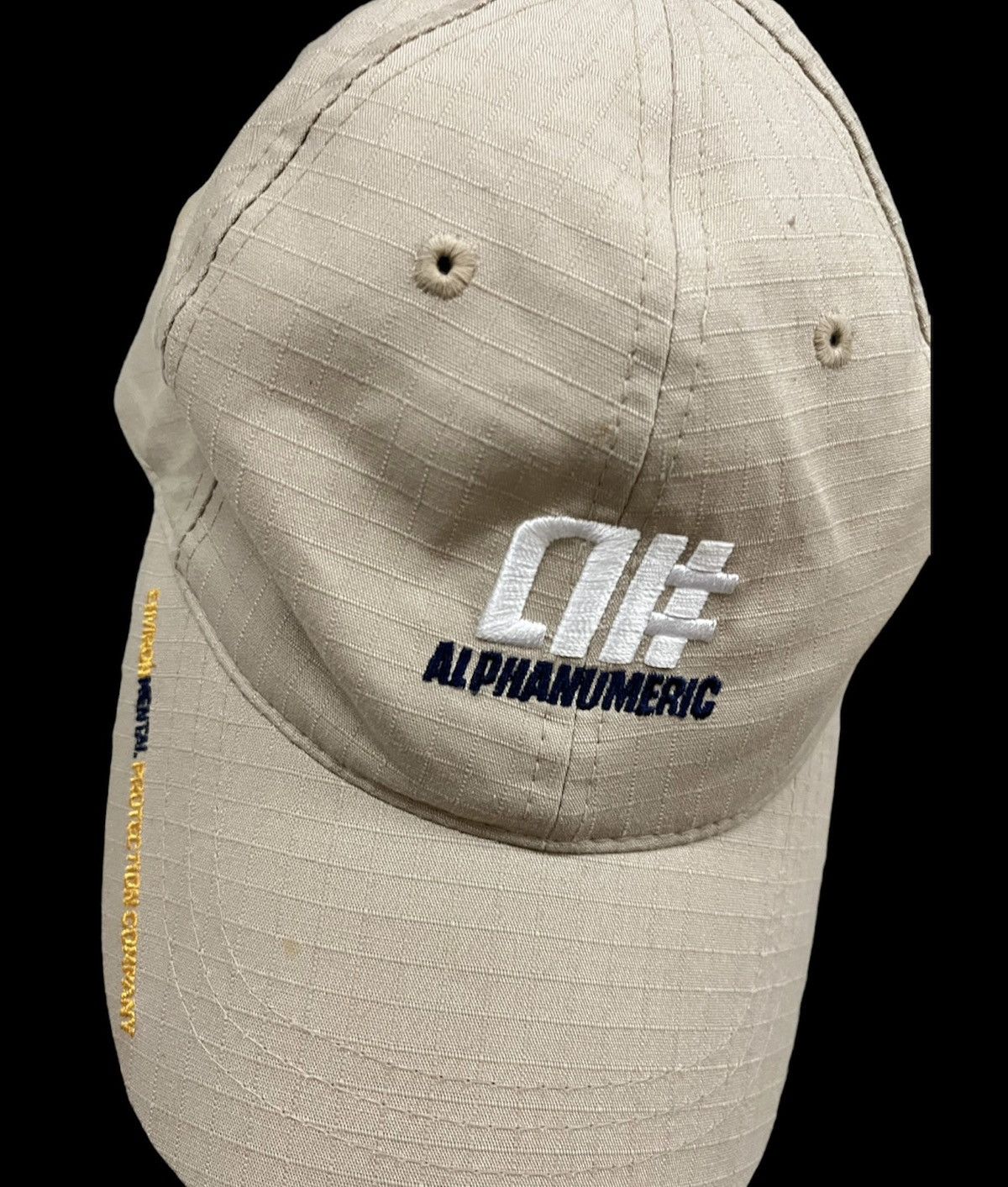 Alphanumeric Vintage alphanumeric logo ripstop cap skate supreme stussy Size ONE SIZE - 2 Thumbnail