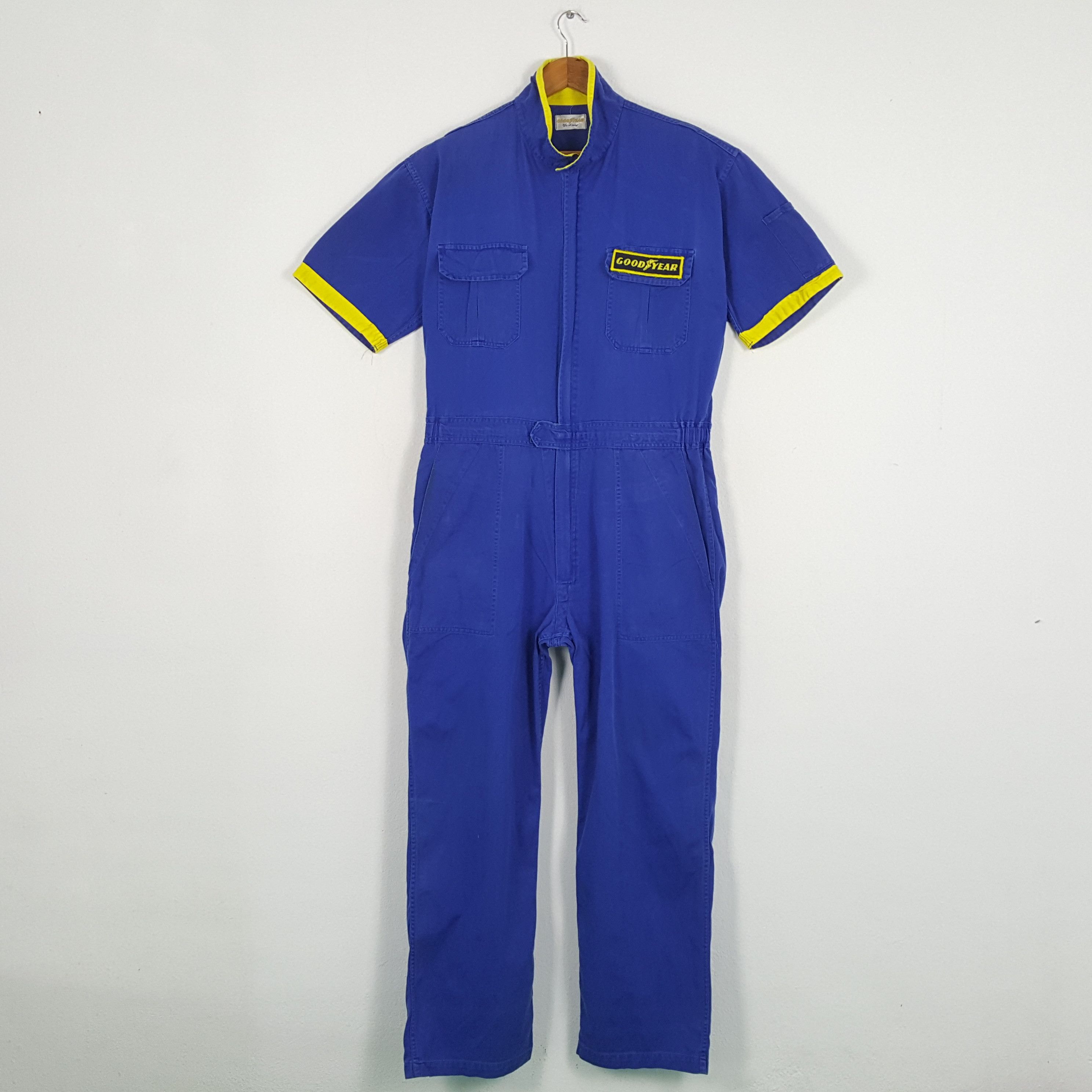 Japanese Brand × Vintage Vintage GOOD YEAR RACING Formula One Crew Coverall Jacket Size US XL / EU 56 / 4 - 4 Thumbnail