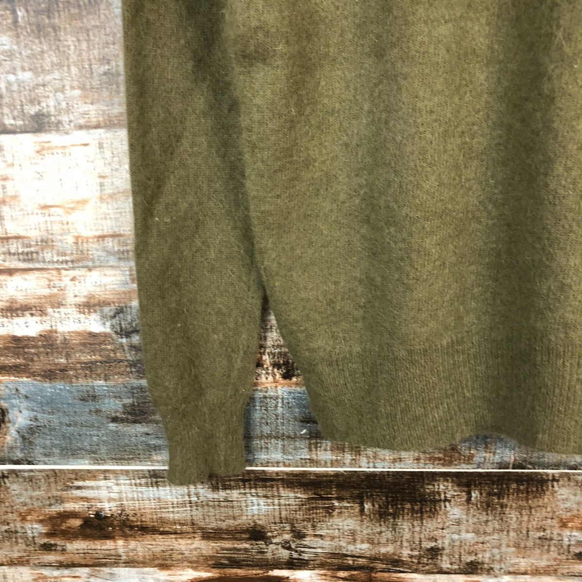 Homespun Knitwear × Japanese Brand Japanese Brand vintage Green Knitwear #A2249 Size US S / EU 44-46 / 1 - 7 Thumbnail