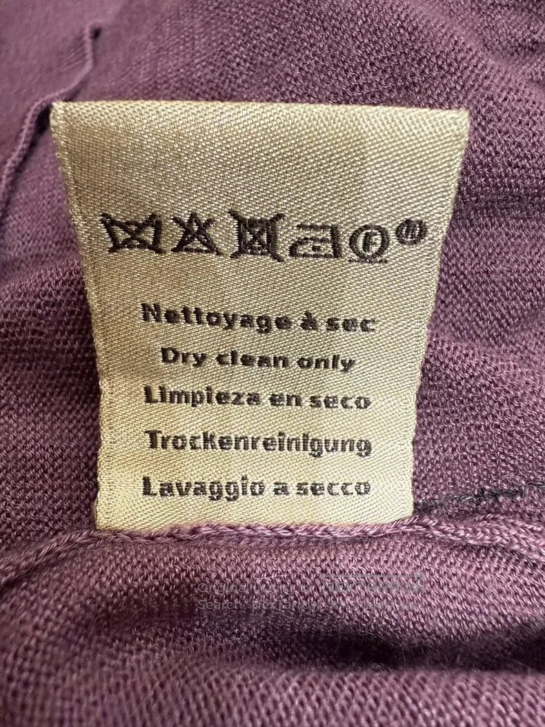 Hermes Hermes Purple round-neck knitted sweater Size US XS / EU 42 / 0 - 5 Thumbnail