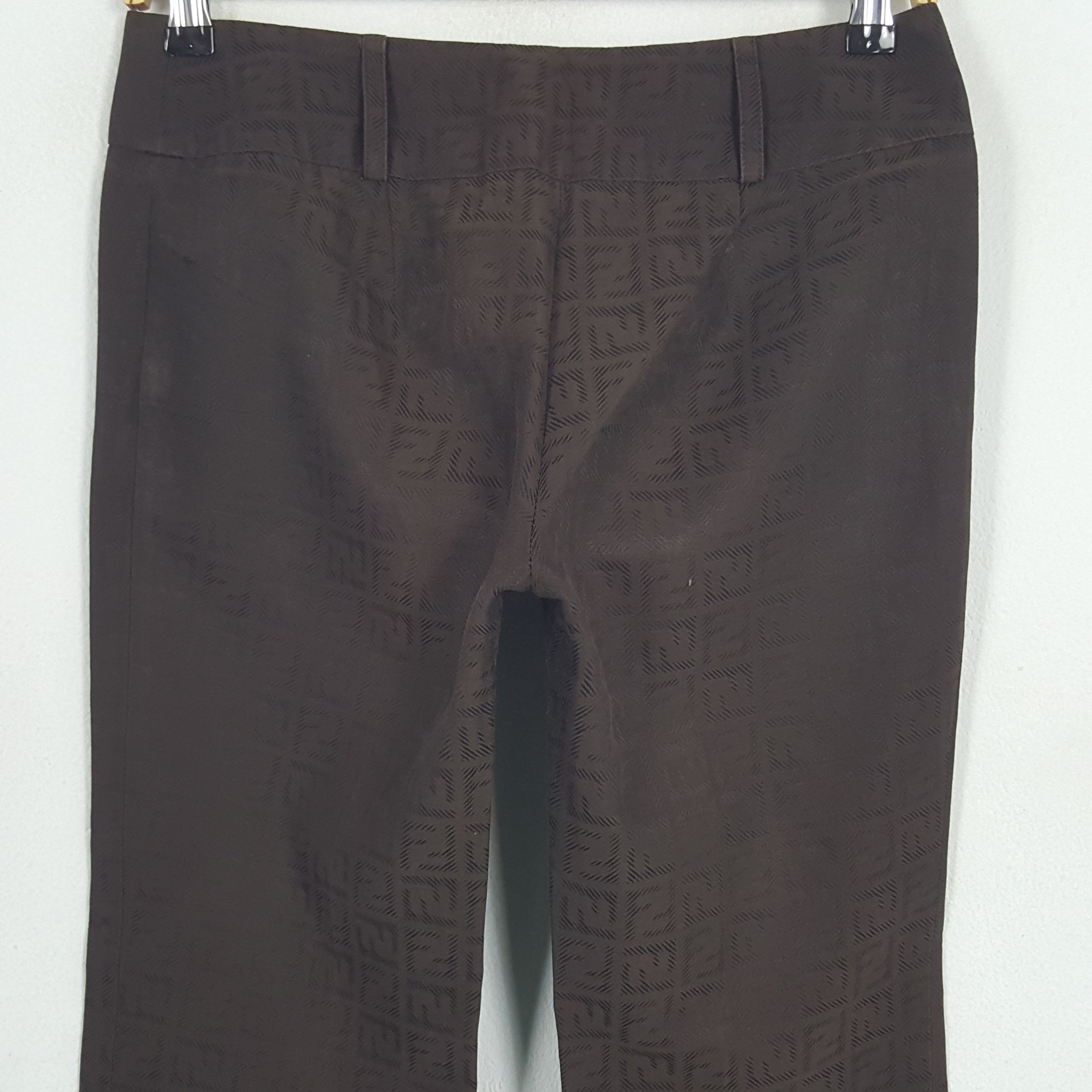 Fendi × Vintage Vintage Fendi Italian Designer Monogram Art Trousers Pants Size US 27 - 5 Thumbnail