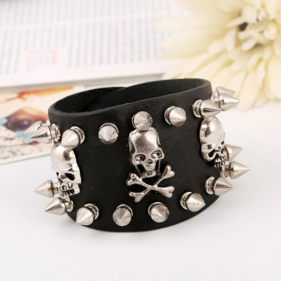 Japanese Brand Metal punk cuff Bracelet Size ONE SIZE - 2 Thumbnail