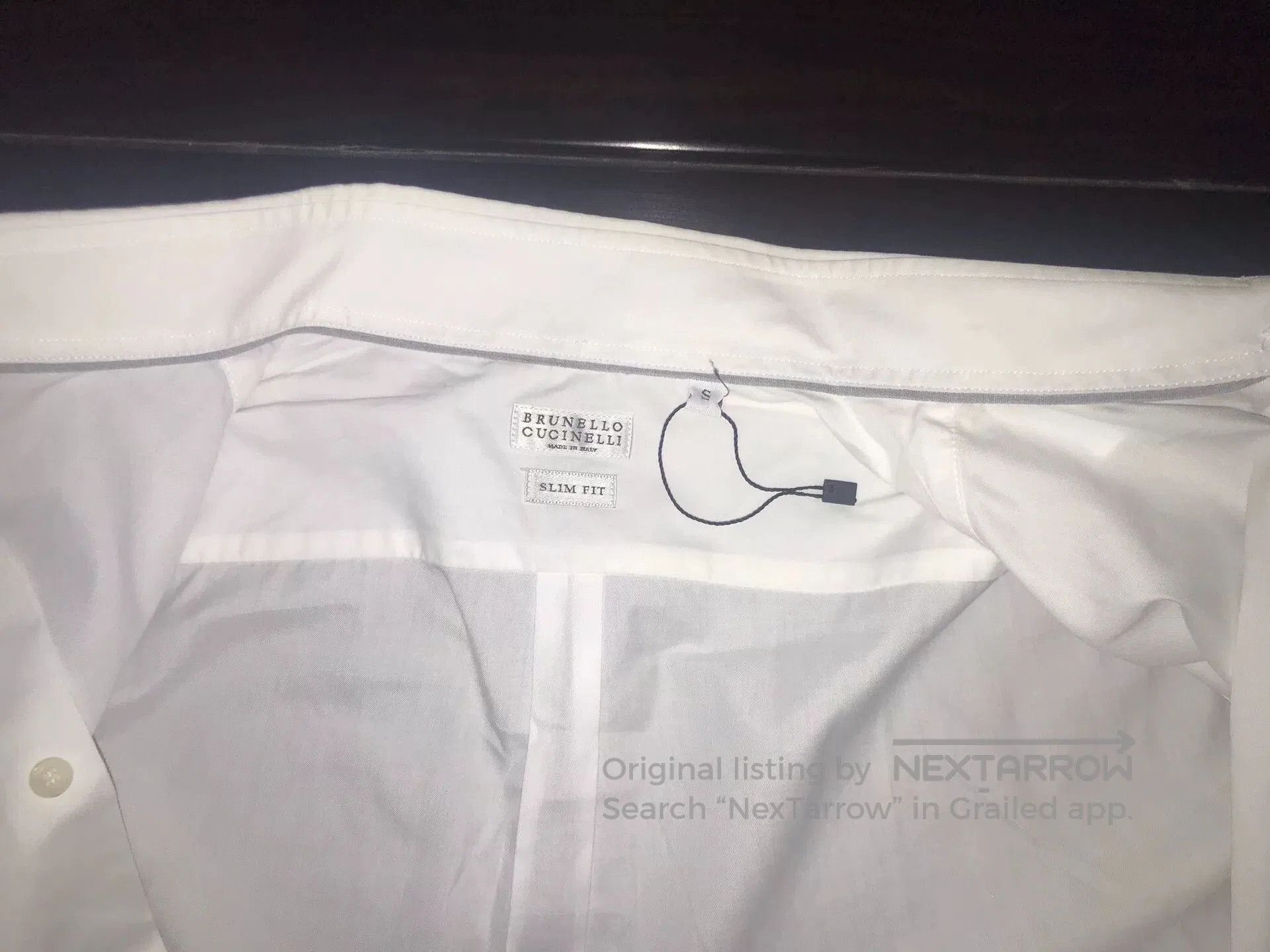 Brunello Cucinelli elegant white shirt with waterfall sleeves. Size S / US 4 / IT 40 - 5 Thumbnail