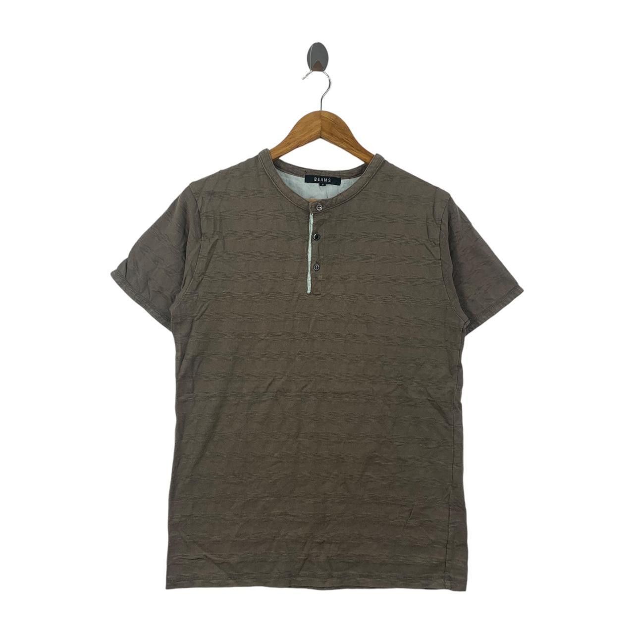 Beams Plus Vintage BEAMS PLUS JAPAN Quilted Minimalist Design Tee Shirt Size US S / EU 44-46 / 1 - 1 Thumbnail