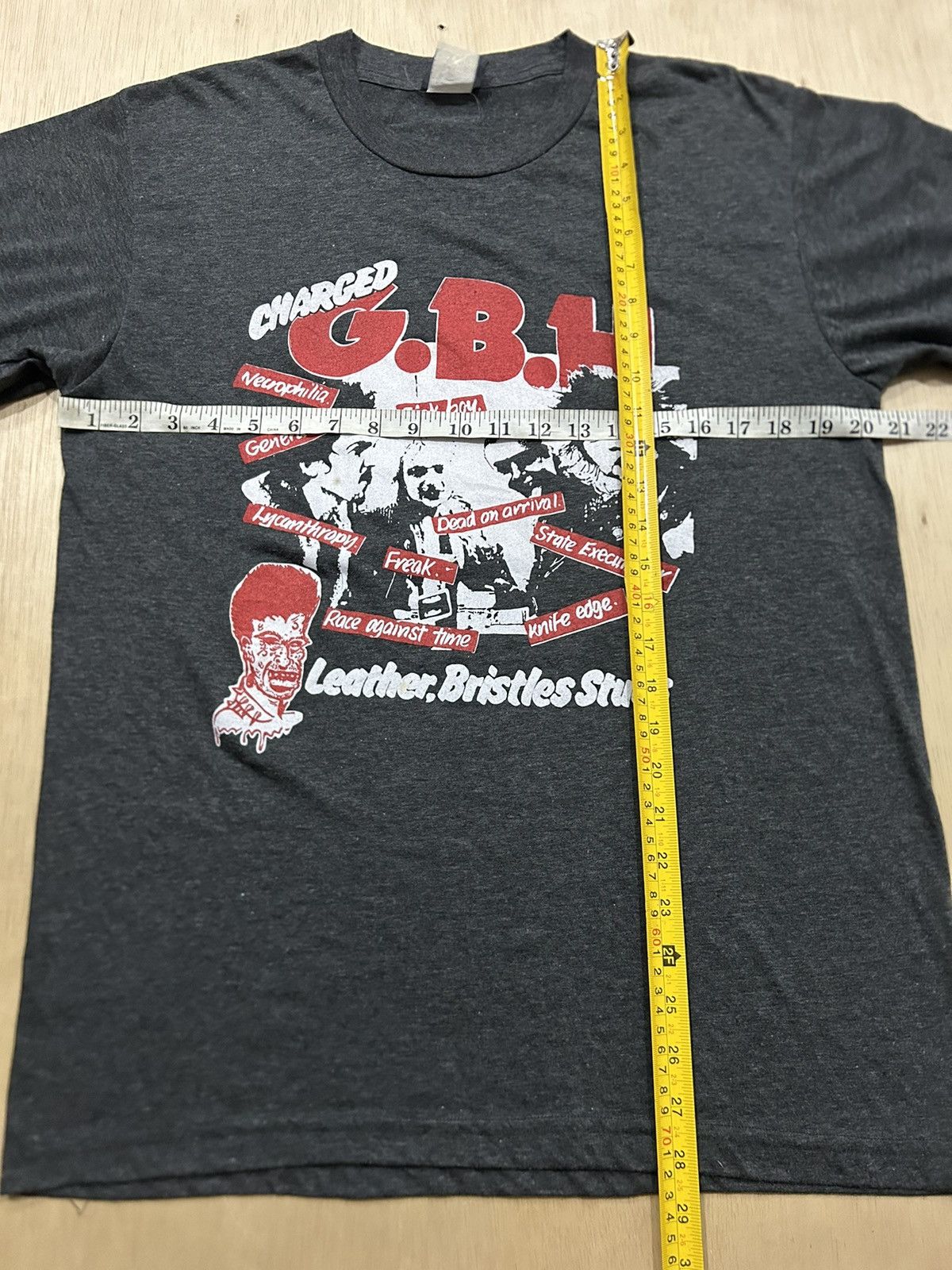 Band Tees Vintage 2000s Charged GBH Punk Rock Band Tee Size US M / EU 48-50 / 2 - 5 Thumbnail