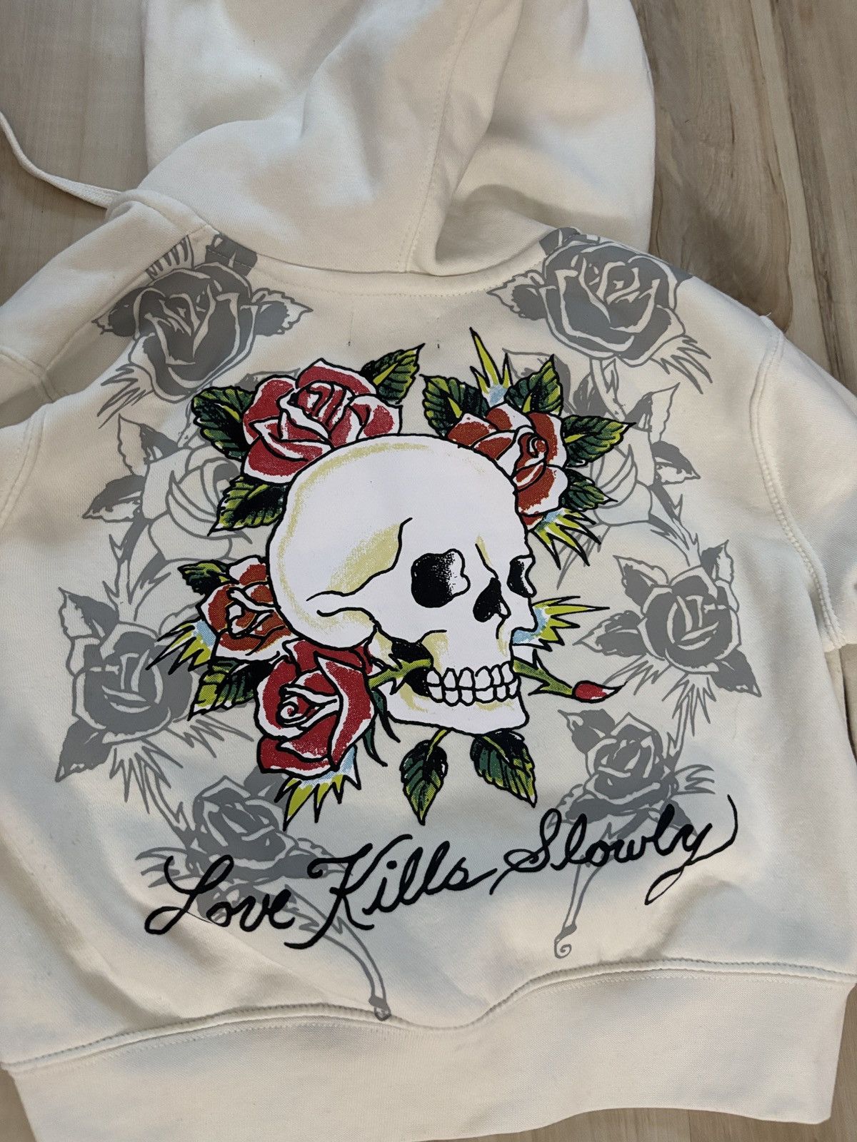 Ed Hardy Ed Hardy Cropped Hoodie Size L / US 10 / IT 46 - 7 Thumbnail