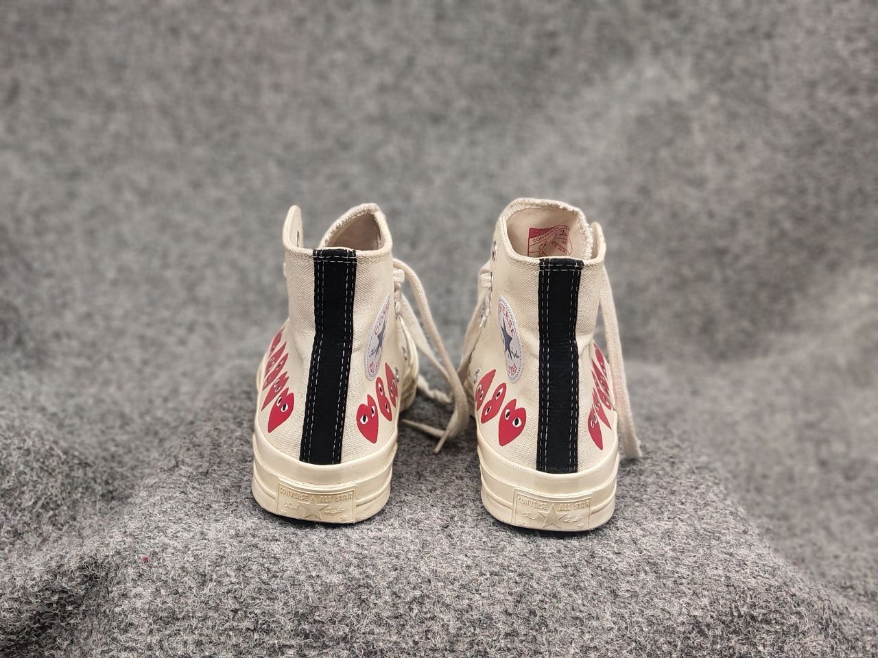 Comme des Garcons PLAY Comme de garcon play converse All Star High Top Sneakers Size US 6 / EU 39 - 12 Thumbnail