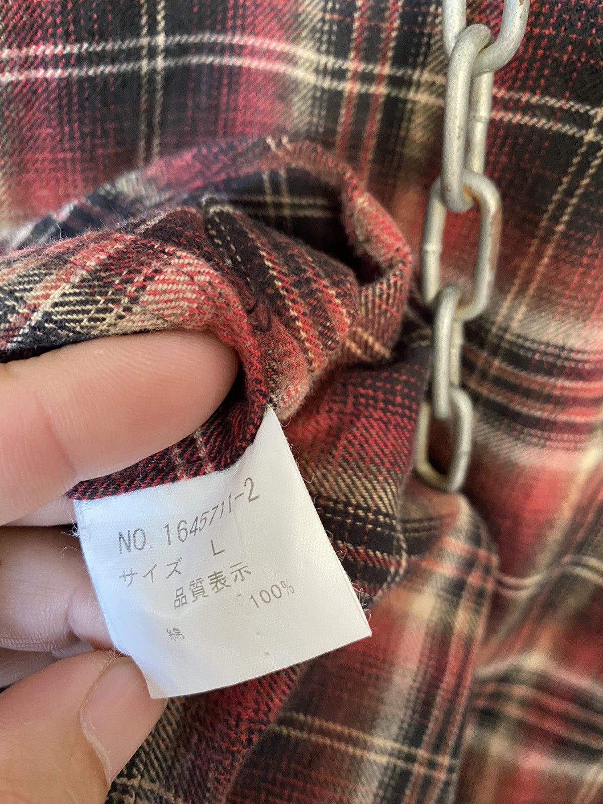 Japanese Brand × Kiminori Morishita × Tete Homme 🔥kiminori era Shadow Flannel Size US M / EU 48-50 / 2 - 14 Thumbnail