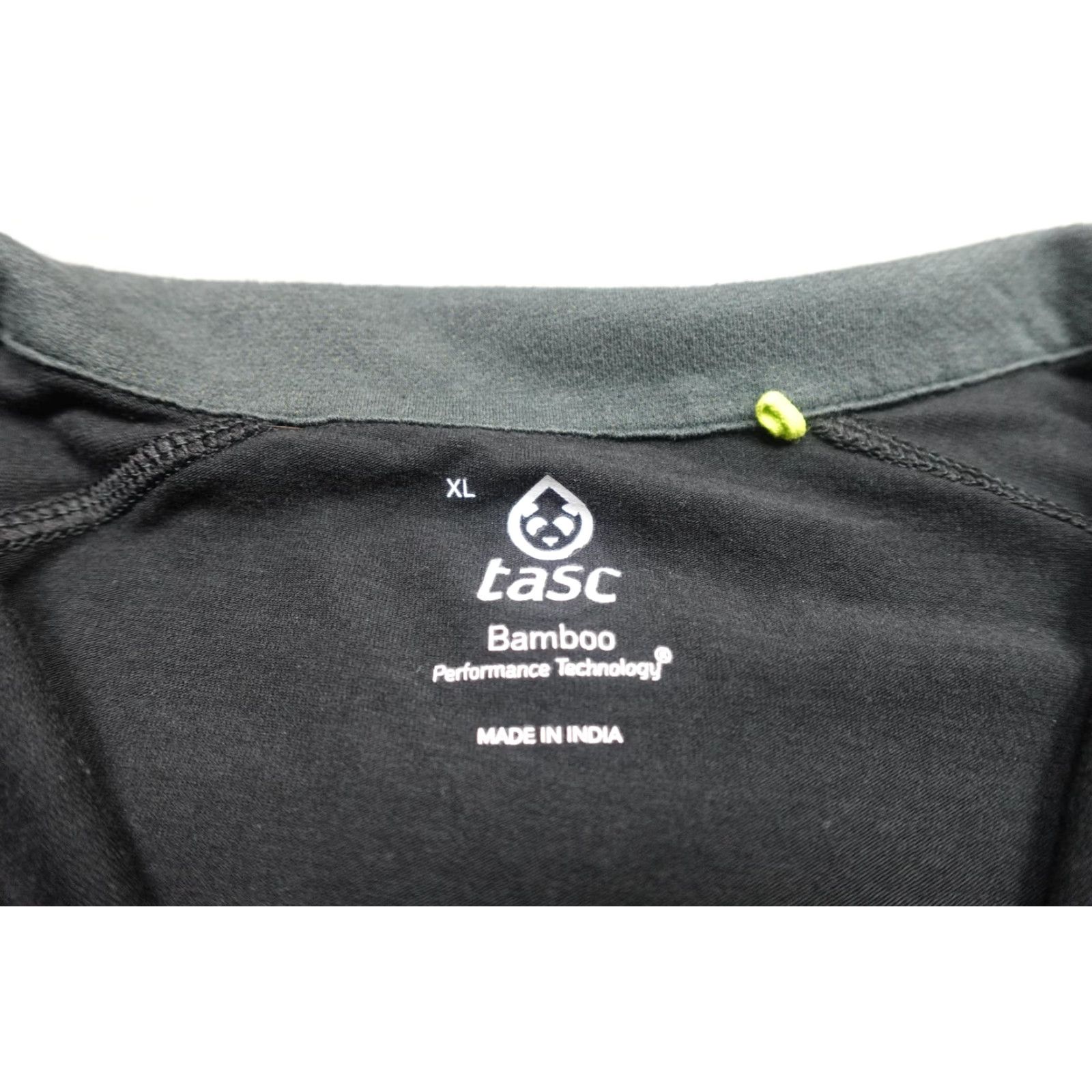 Vintage Tasc Quarter Zip Pullover Mens XL Black Bamboo Performance Lightweight Stretch Size US XL / EU 56 / 4 - 2 Thumbnail