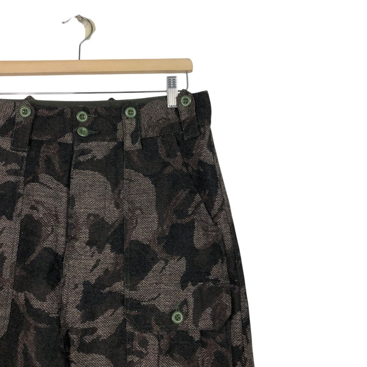 Japanese Brand 🔥HAND MADE WOOL PANTS FLORAL MARSHALL ARTIST ISSEY MIYAKE Size US 32 / EU 48 - 8 Thumbnail