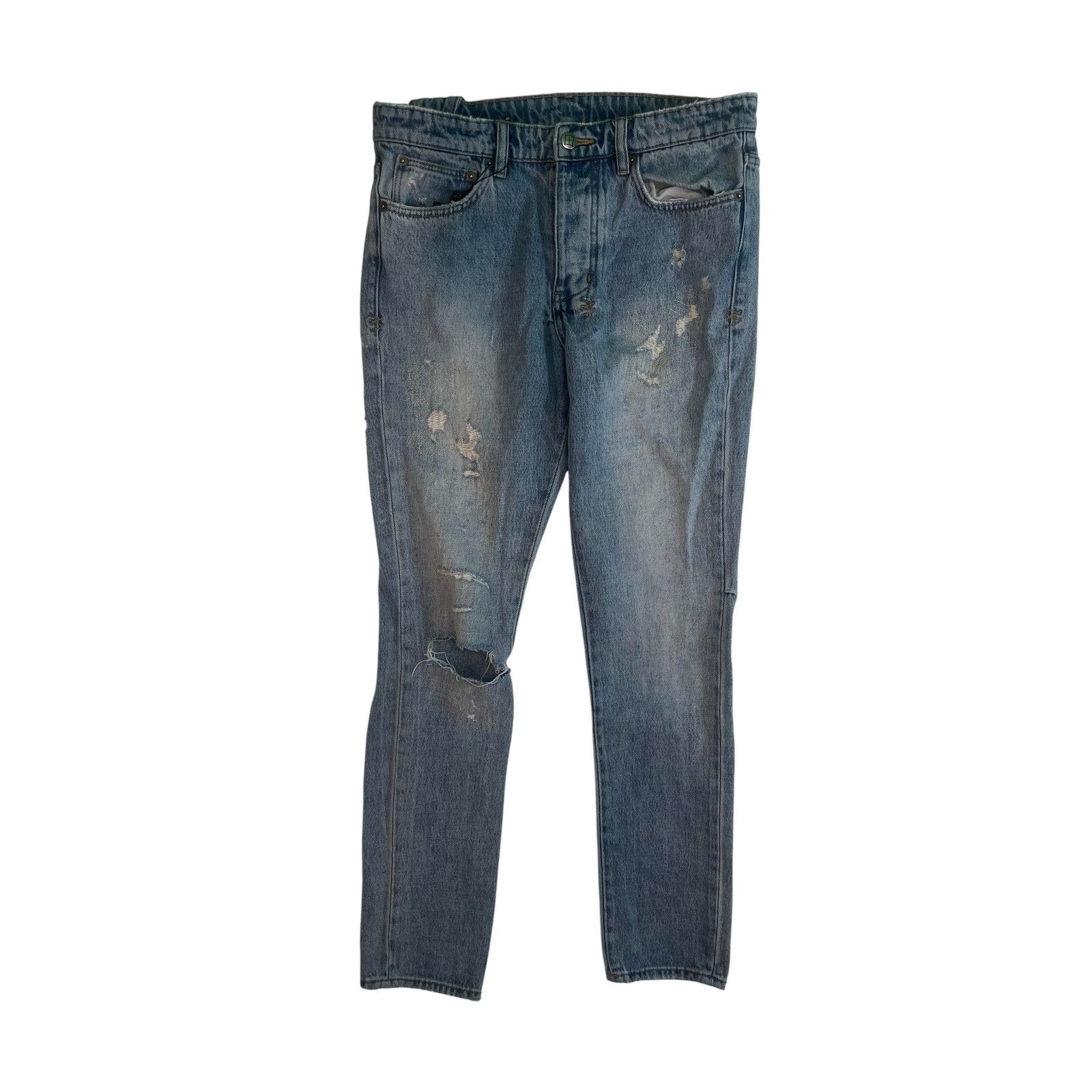Ksubi Ksubi 'Knee Rip' Light Wash Jean Size US 31 - 1 Thumbnail