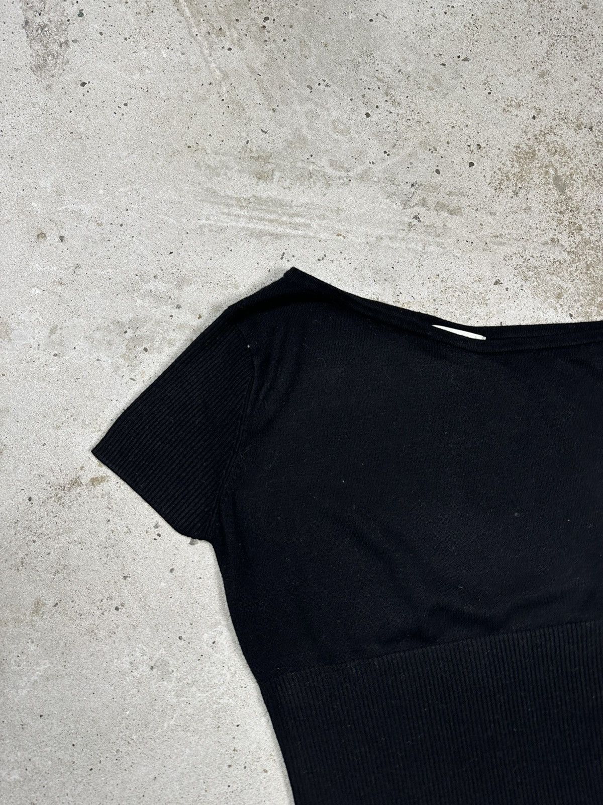 Japanese Brand Vintage Y2K Kookai Black Asymmetrical Top Blouse Size M / US 6-8 / IT 42-44 - 4 Thumbnail