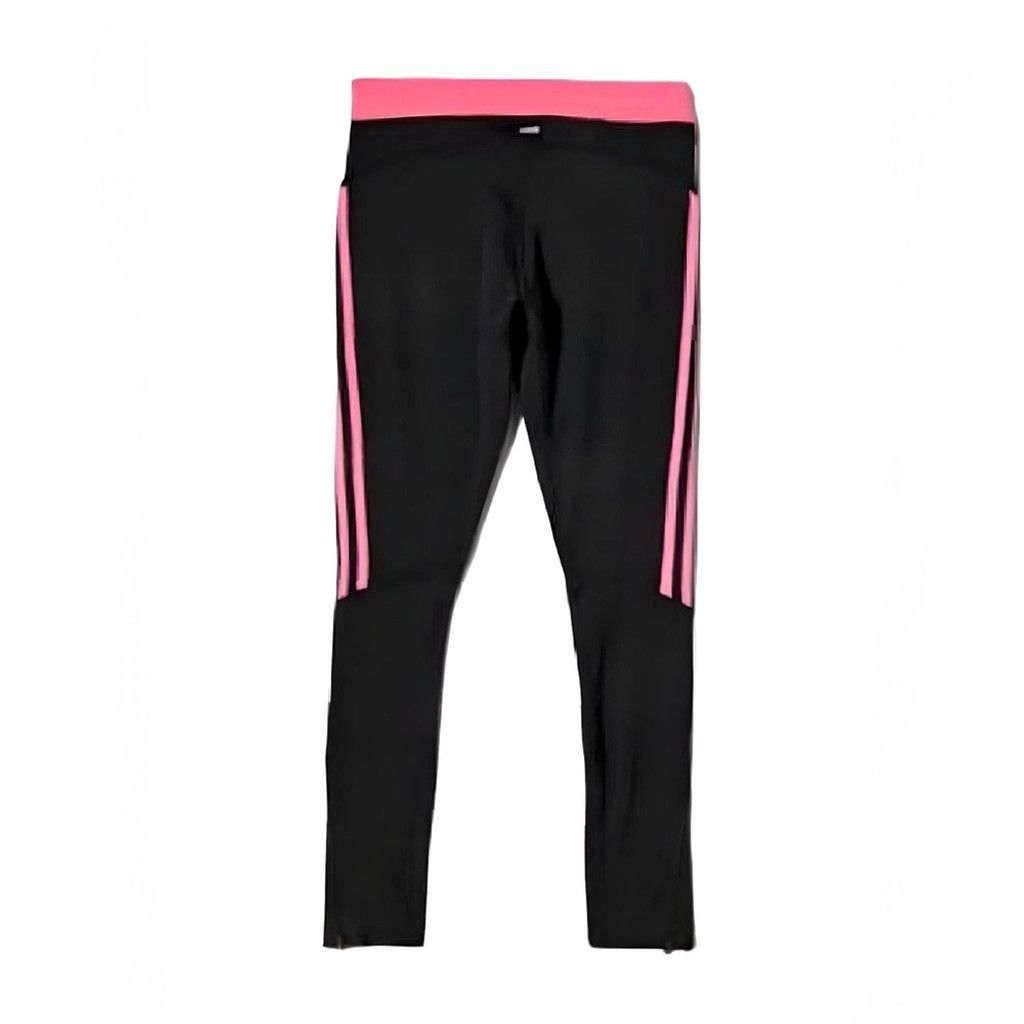 Adidas ADIDAS Climacool BLACK + PINK Vintage Iconic Track Pants S Size 27" / US 4 / IT 40 - 2 Thumbnail