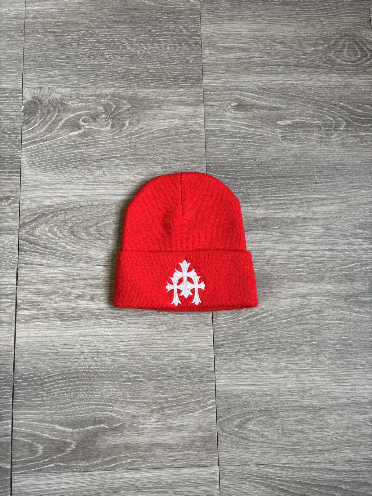 Chrome Hearts Chrome Hearts Triple Cemetery Cross Beanie | Grailed