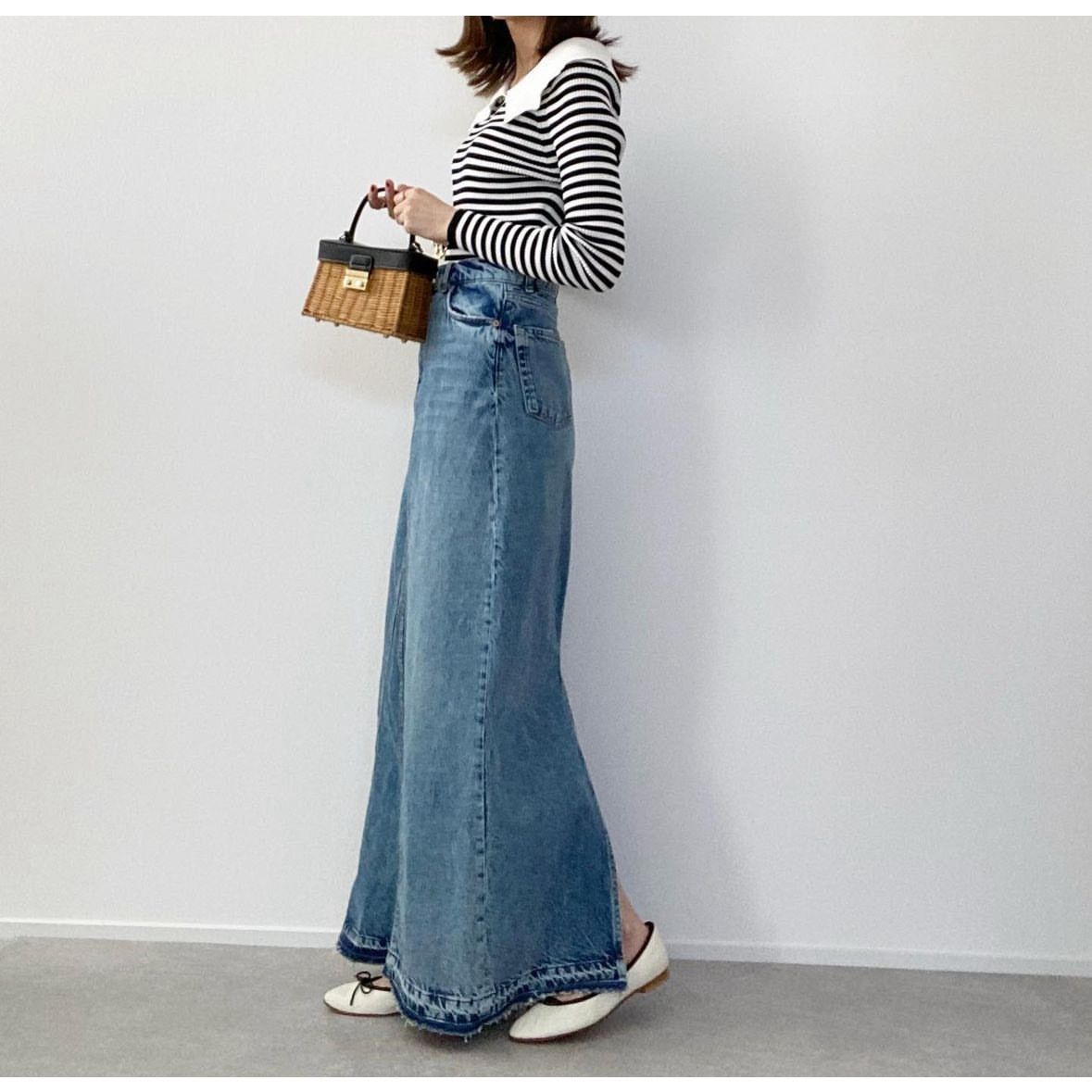 Zara ZARA SKIRT PREMIUM LONG SKIRT Size 26" / US 2 / IT 38 - 4 Thumbnail