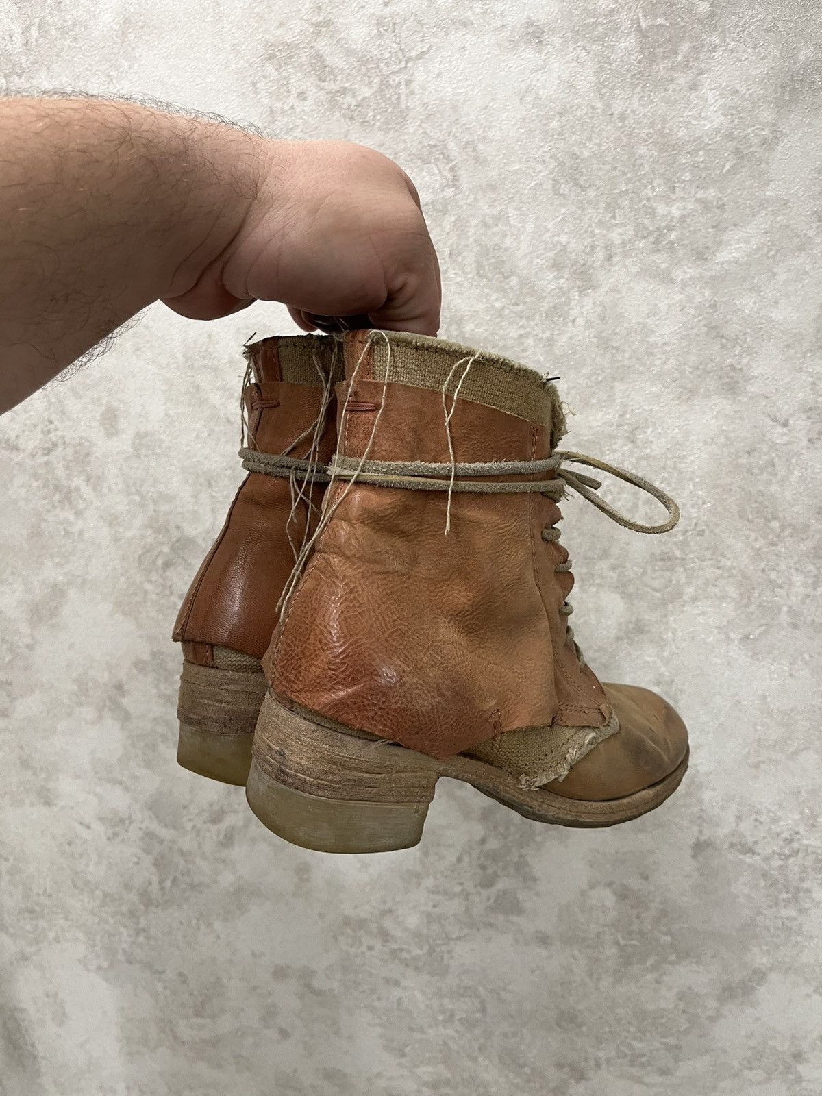 A.S.98 A.S.98 Airstep Leather Brown Avant Harde Bogo Biker Boots Size US 7 / IT 37 - 4 Thumbnail