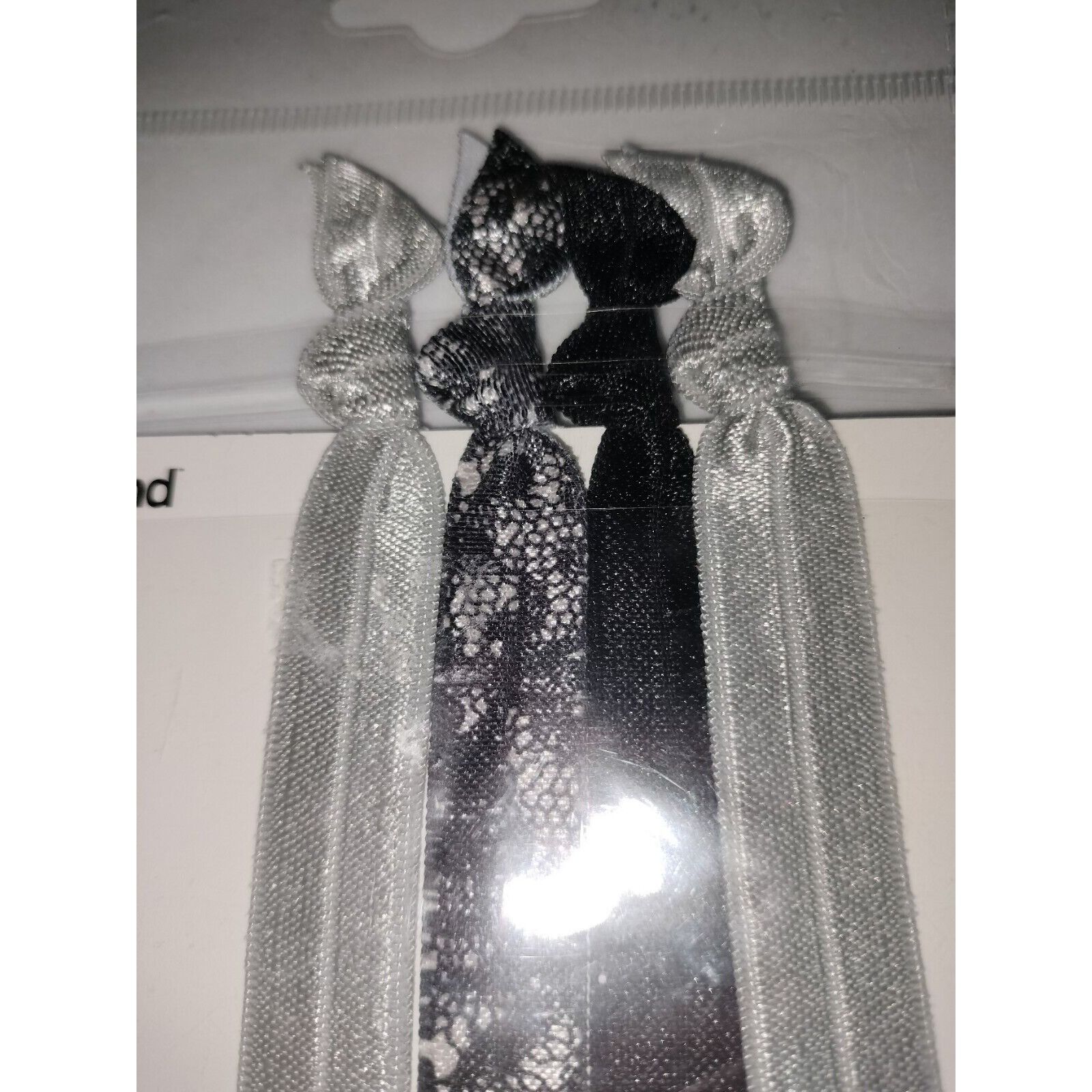 Other Popband Silver Gray Lace Shiny Glitter Hair Accessories Band Size ONE SIZE - 7 Thumbnail