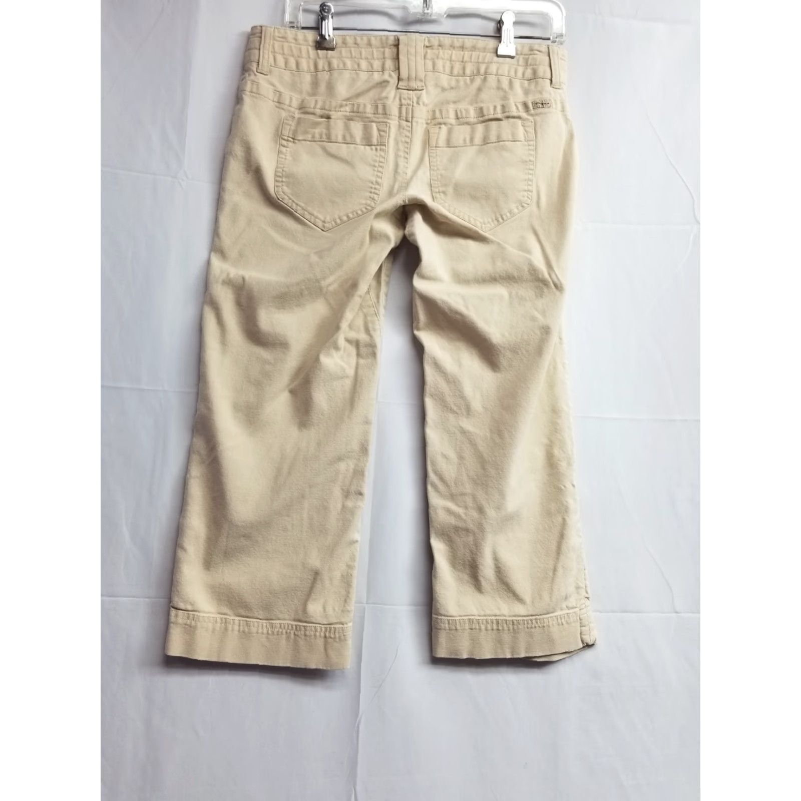 Prana prAna Halle Hiking Pants Rollup Leg Capris Womens Size 6 Beige Stretch Cargo Pants Women Size 28" / US 6 / IT 42 - 2 Thumbnail