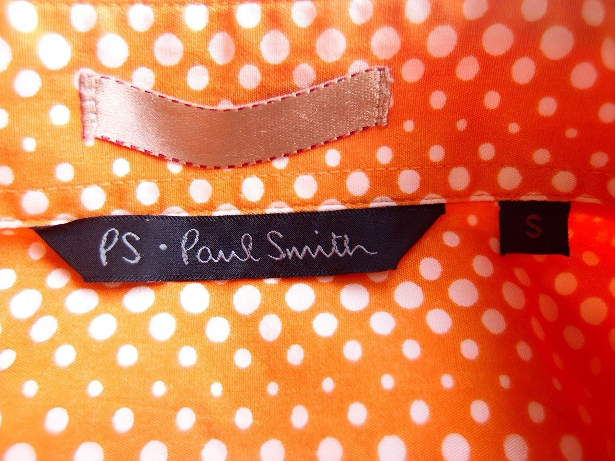 Paul Smith PS Paul Smith Orange Dot Short Sleeve Shirt Made in Portugal Size US S / EU 44-46 / 1 - 6 Thumbnail