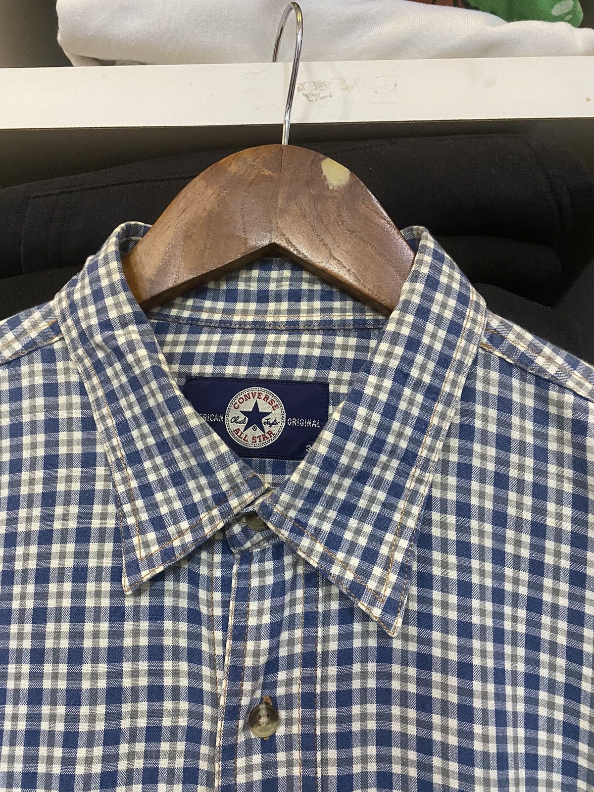 Converse × Flannel × Vintage Vintage Converse Flannel Shirt Size US XXL / EU 58 / 5 - 6 Thumbnail