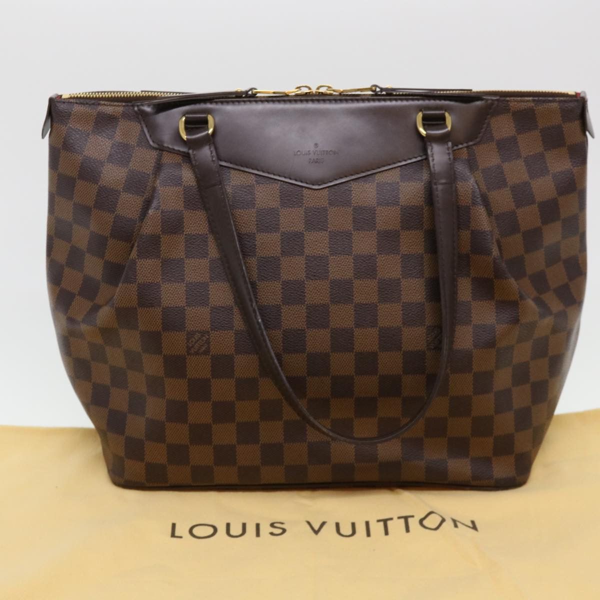 Louis Vuitton Westminster Brown Canvas Tote Bag (Pre-Owned) Size ONE SIZE - 1 Thumbnail
