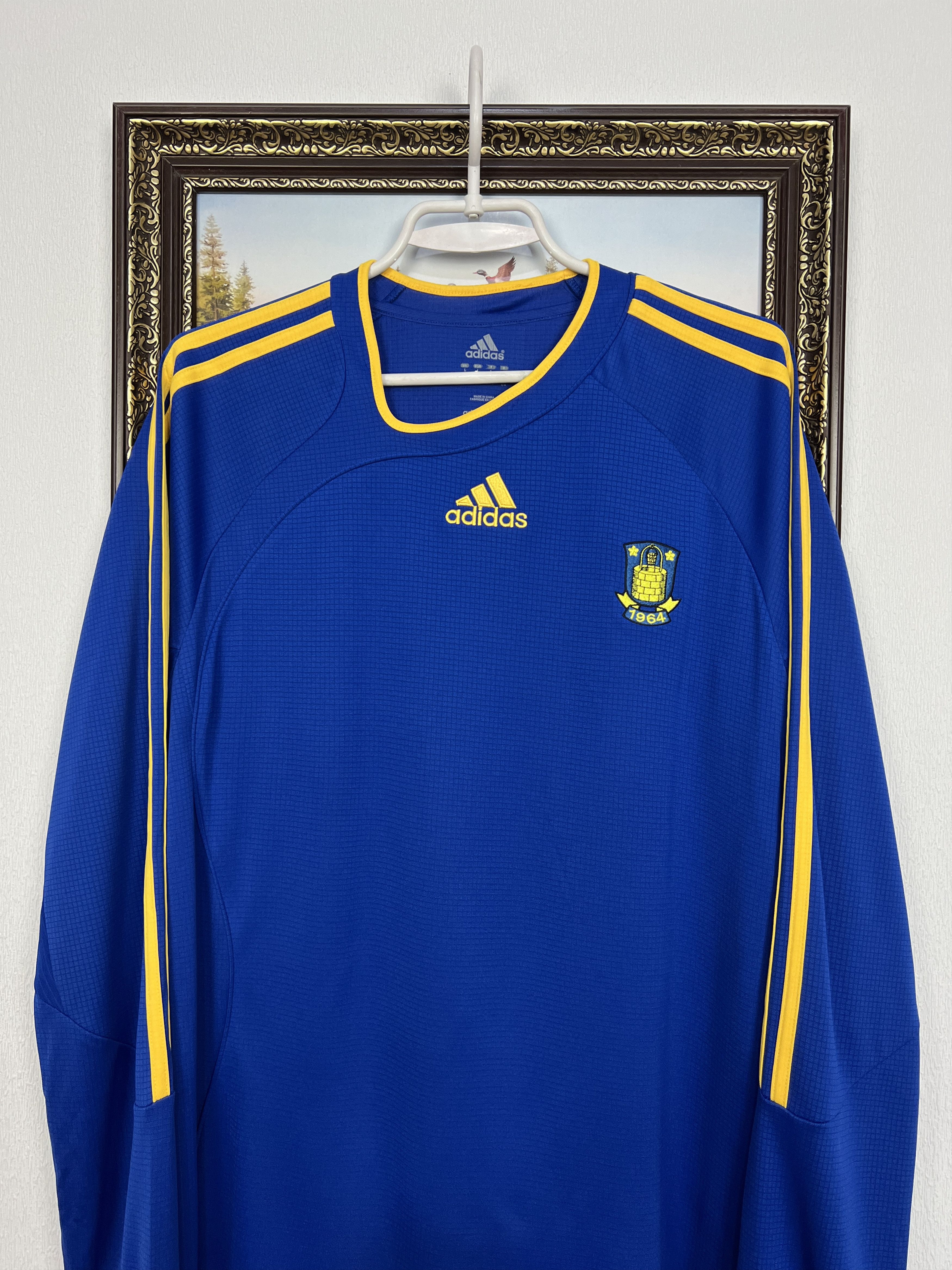 Adidas Brondby Away football shirt 2006 Long Sleeve Adidas Jersey Size US L / EU 52-54 / 3 - 2 Thumbnail