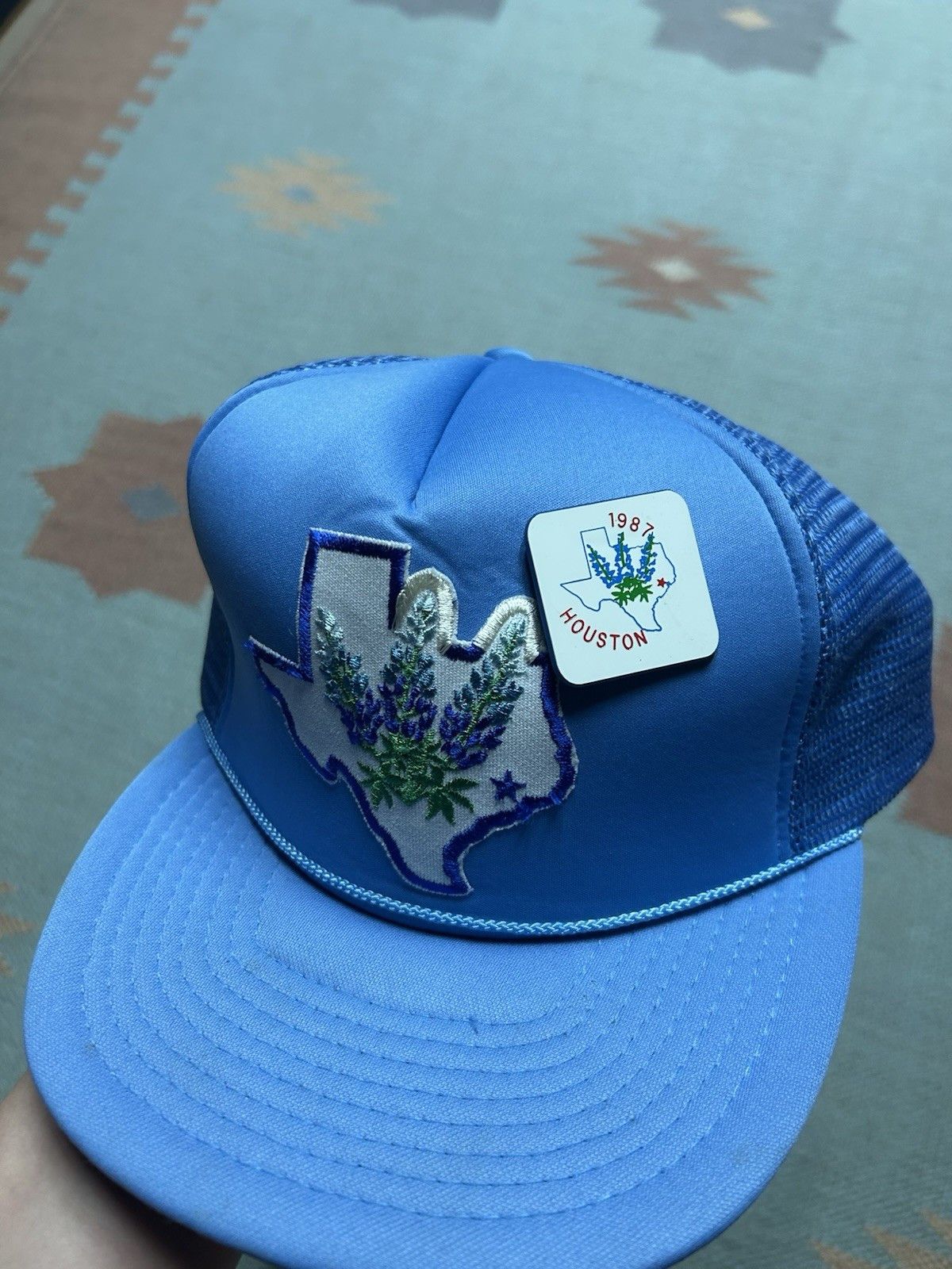 Vintage Vintage trucker hat Houston Texas embroidered SnapBack Size ONE SIZE - 3 Thumbnail
