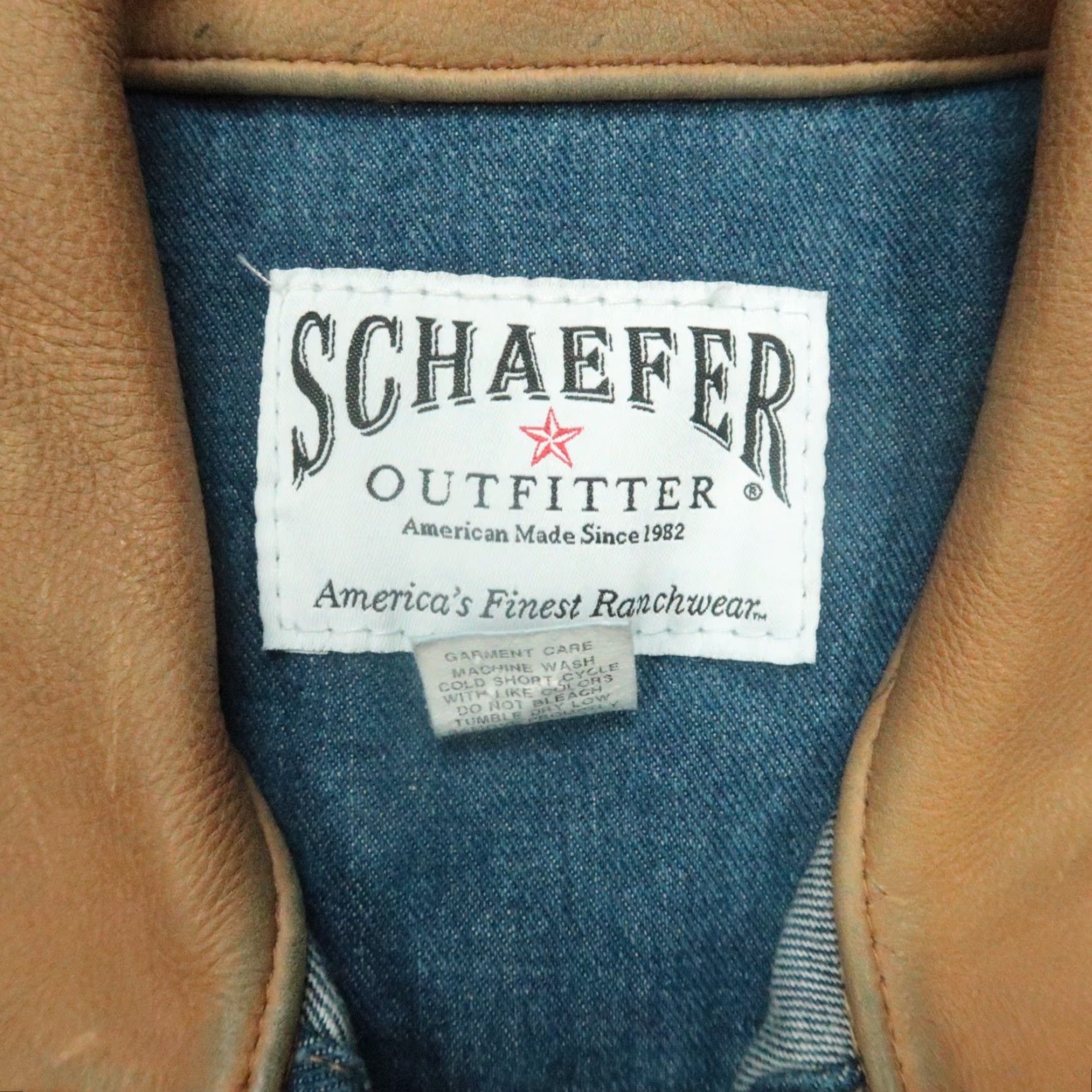 Vintage Schaefer Outfitter Jacket Mens Medium Blue Denim Legend Western Button 581 Size US M / EU 48-50 / 2 - 3 Thumbnail