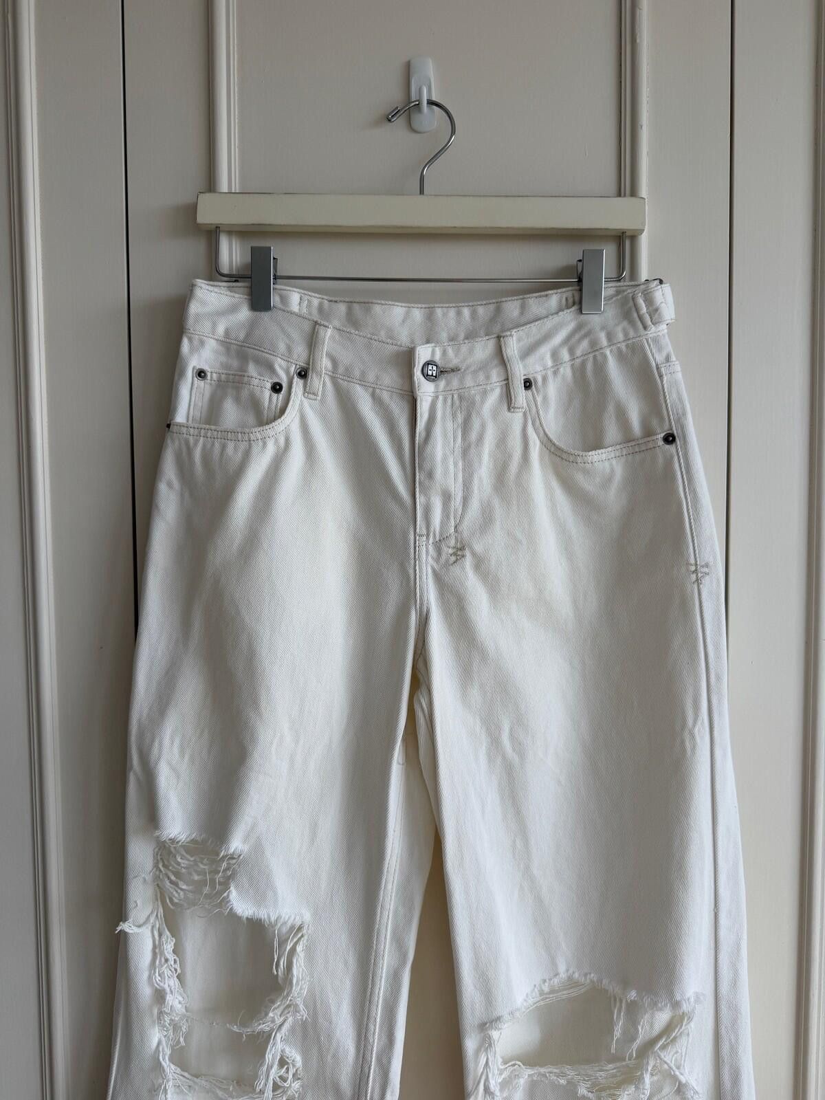 Ksubi new ksubi womens denim jeans low rider halo white 26 8 trash Size 26" / US 2 / IT 38 - 2 Thumbnail