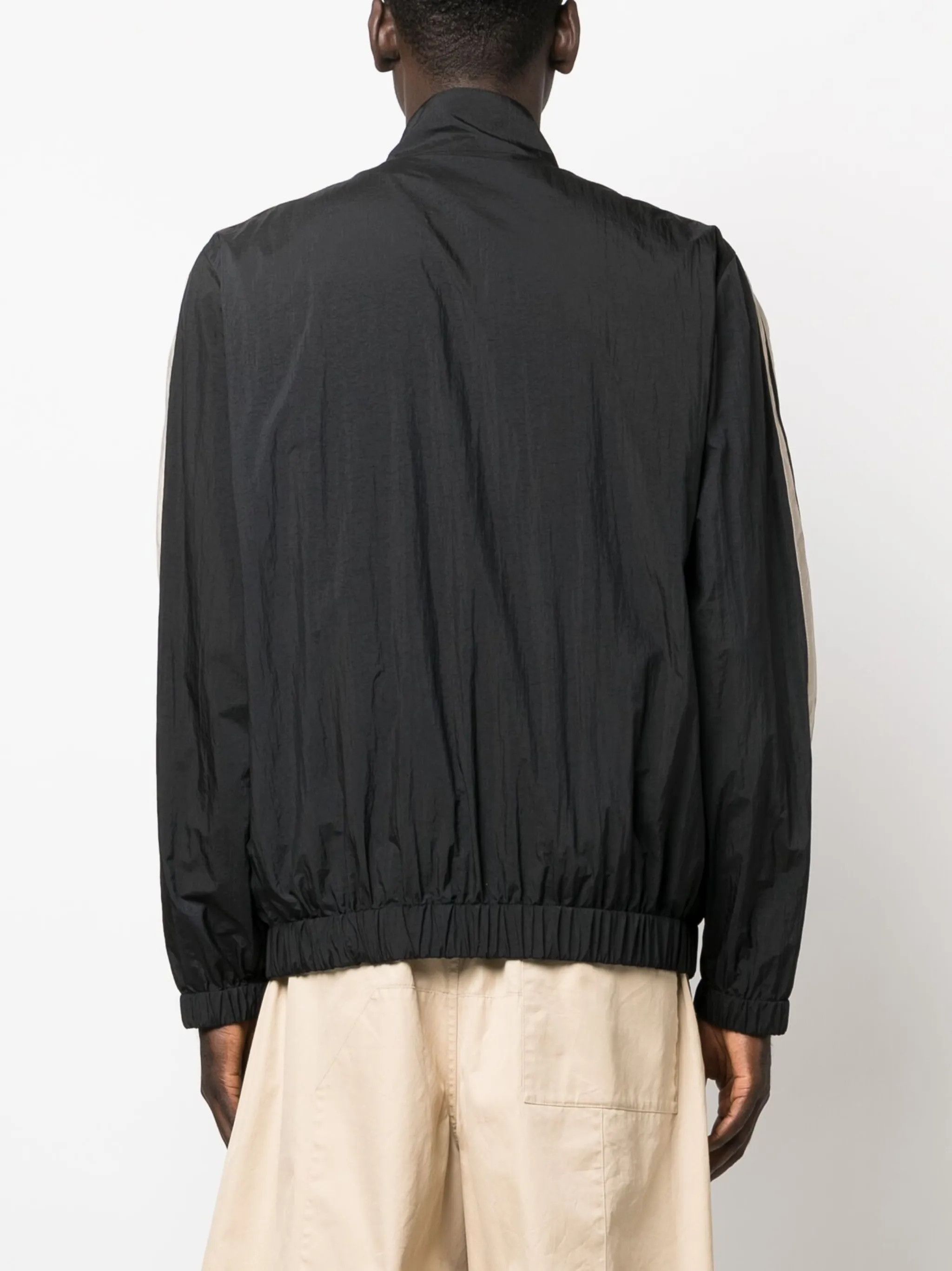 Palm Angels o1gr1nt0325 Nylon Track Jacket in Black Size US L / EU 52-54 / 3 - 4 Thumbnail