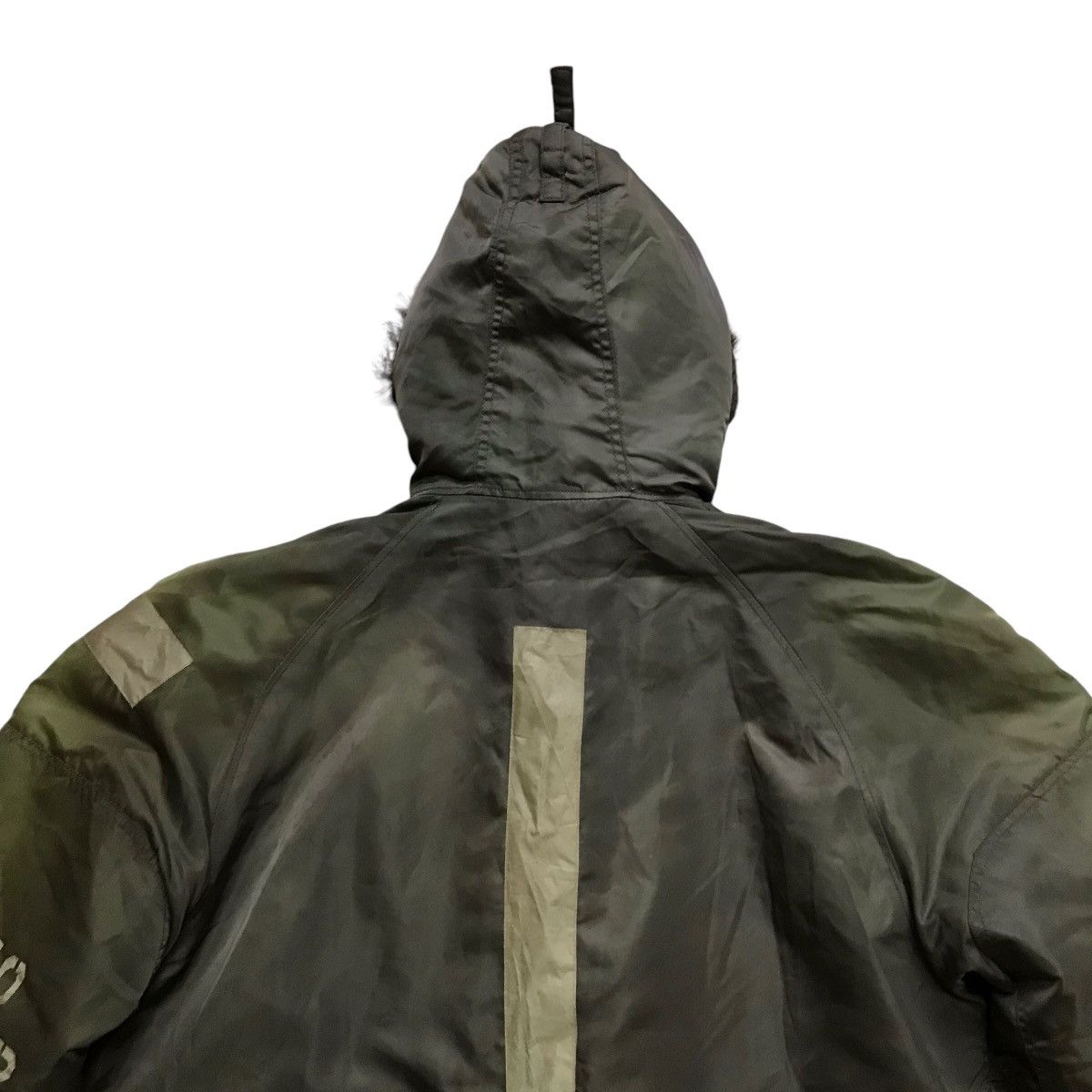 Avirex RARE VINTAGE AVIREX BOMBER FAUX FUR PARKA SUN FADED JACKET Size US L / EU 52-54 / 3 - 8 Thumbnail