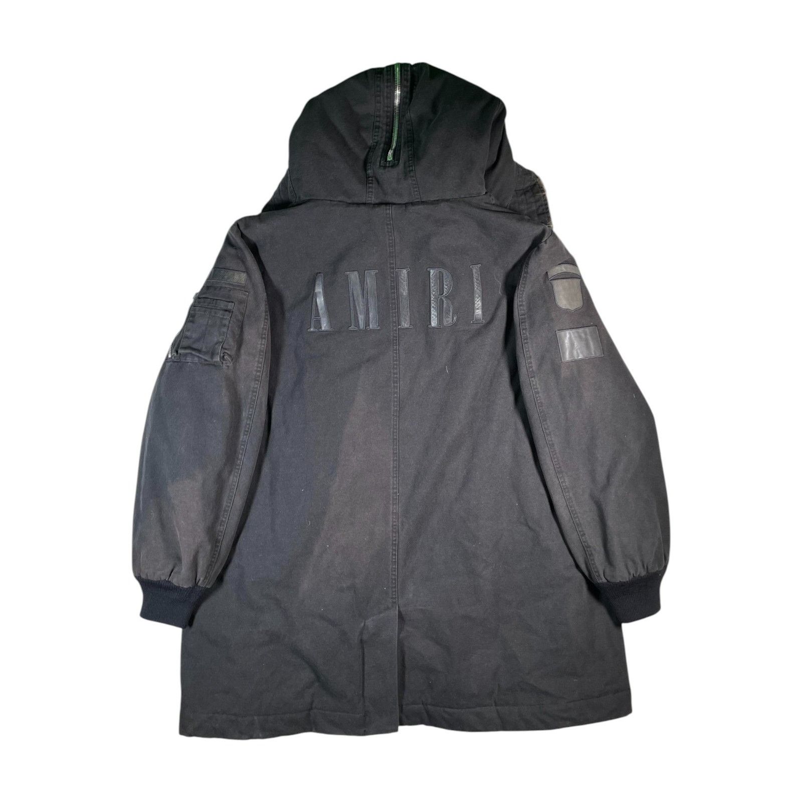 Amiri Amiri Core Logo Black Fur Puffer Jacket Size US L / EU 52-54 / 3 - 2 Thumbnail