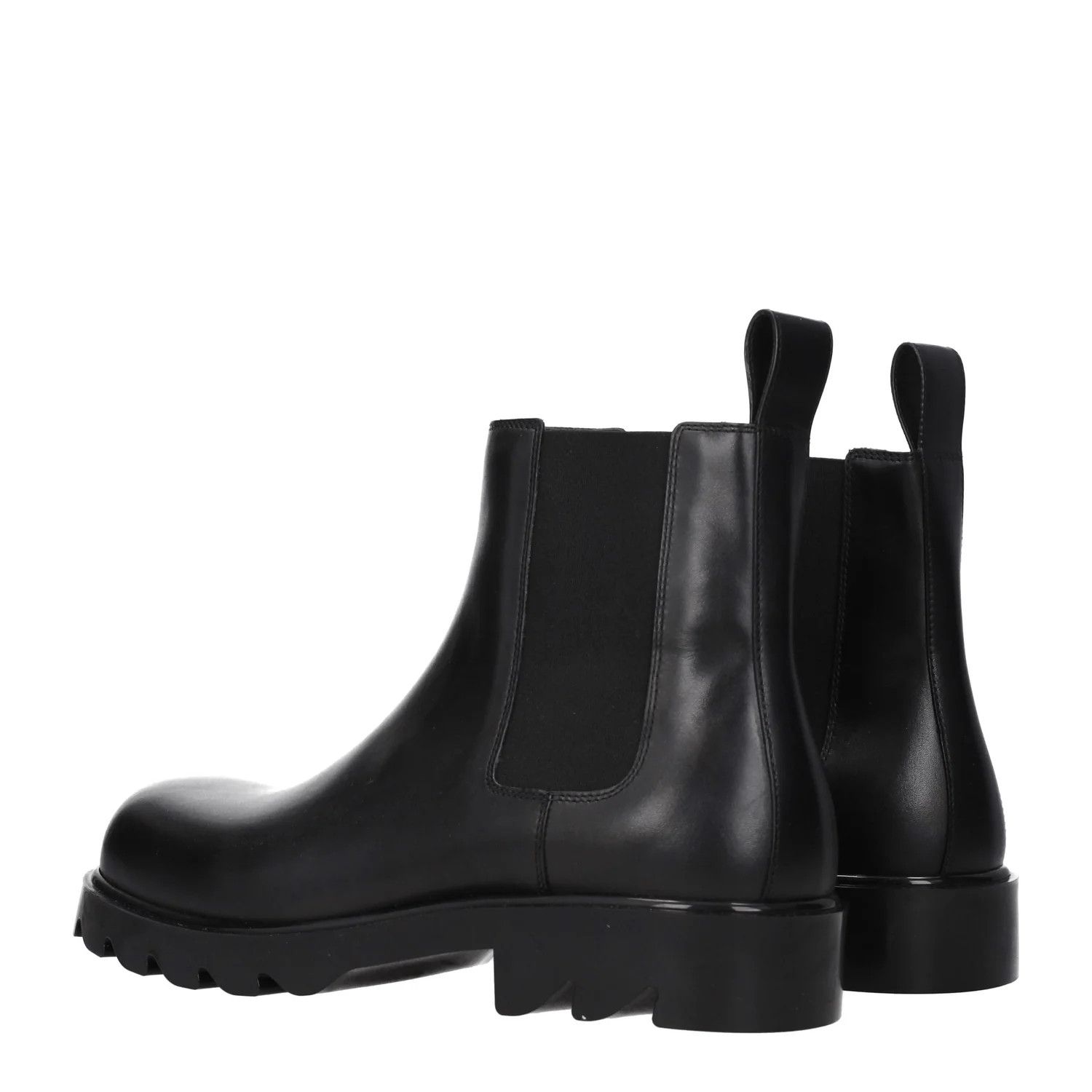 Bottega Veneta ob1o1e0325 Leather Ankle Boots in Black Size US 6 / EU 39 - 4 Thumbnail