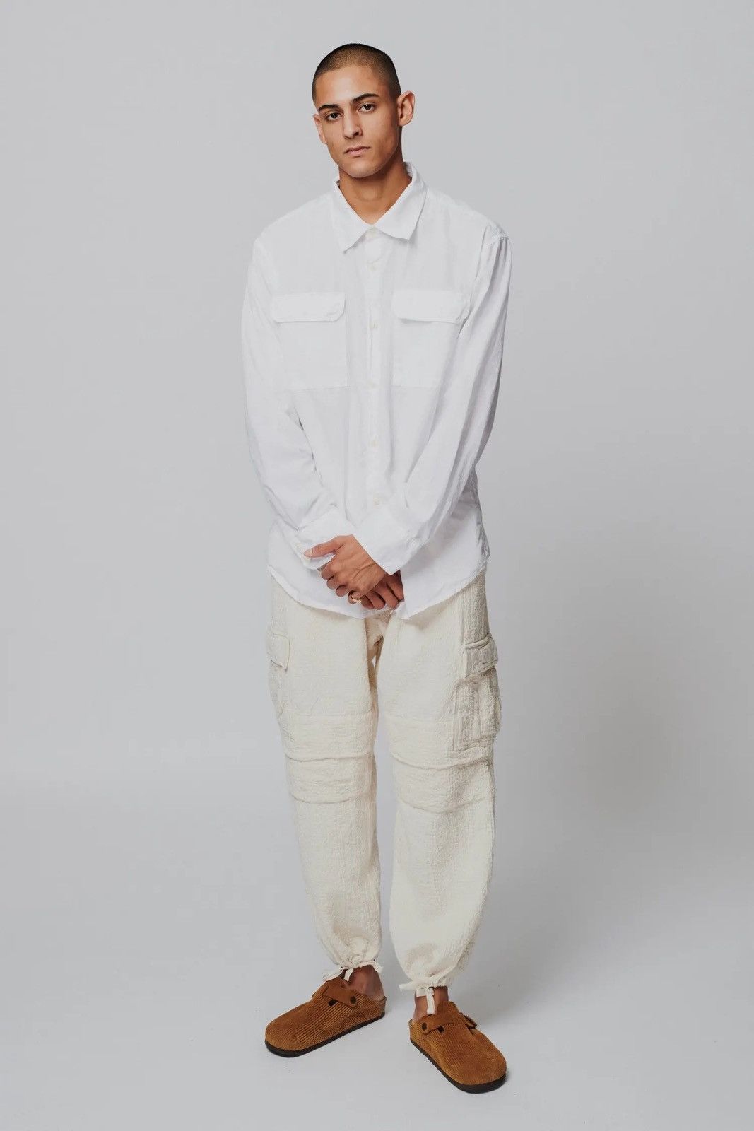 18 East Natural Undyed Ecru Gorecki Size L Size US 34 / EU 50 - 1 Thumbnail