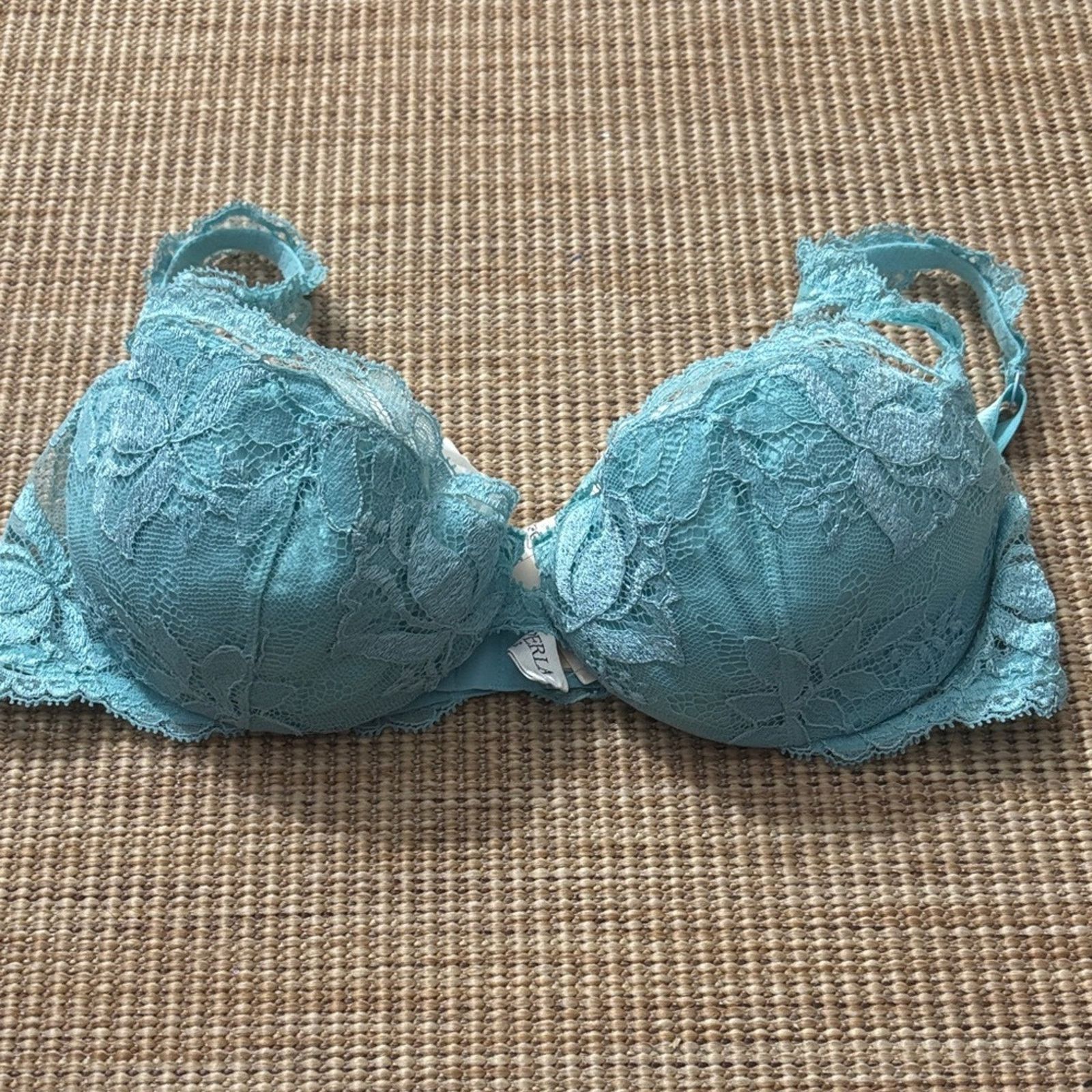 La Perla La Perla Lace Bra in Light Blue size 36C Size ONE SIZE - 1 Thumbnail