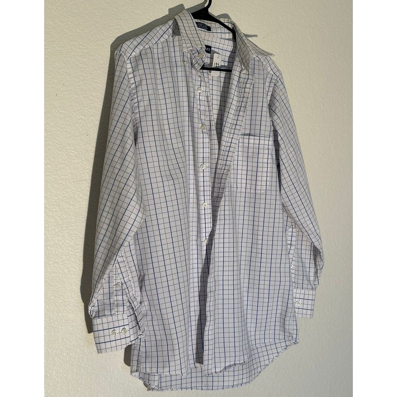 Chaps Ralph Lauren Chaps Ralph Lauren White Plaid Shirt - 15/15.5 32/33 Size US M / EU 48-50 / 2 - 2 Thumbnail