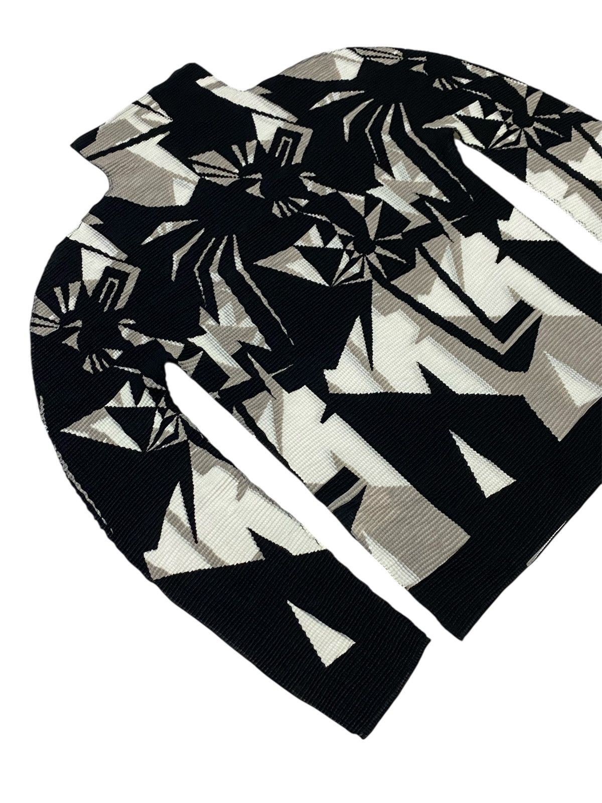 Issey Miyake Me Issey Miyake Pleated Geometiric Turtleneck Size M / US 6-8 / IT 42-44 - 16 Thumbnail