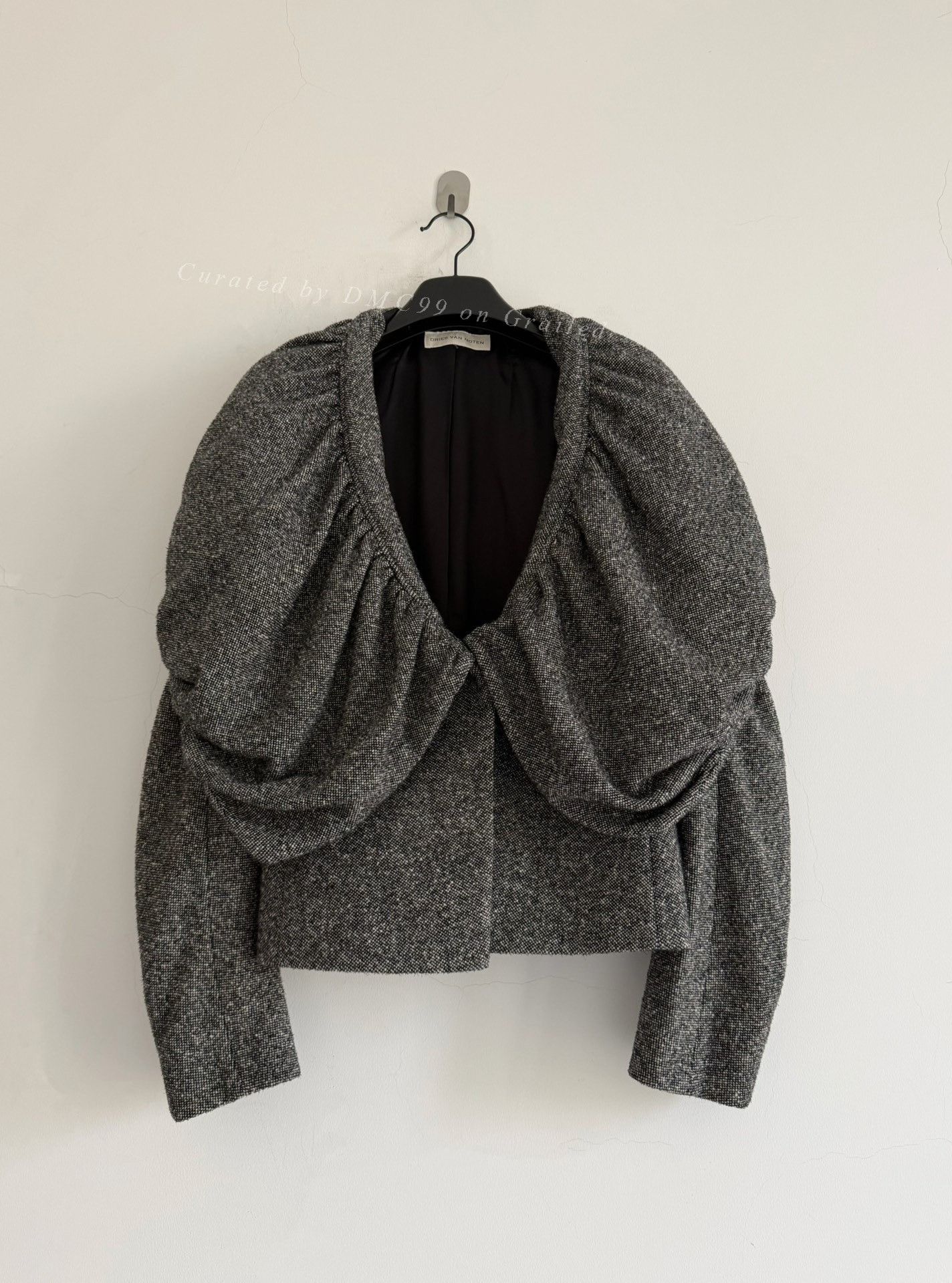 Dries Van Noten Dries van Noten 2000 FW Bubble Collar Jacket Size L / US 10 / IT 46 - 1 Thumbnail