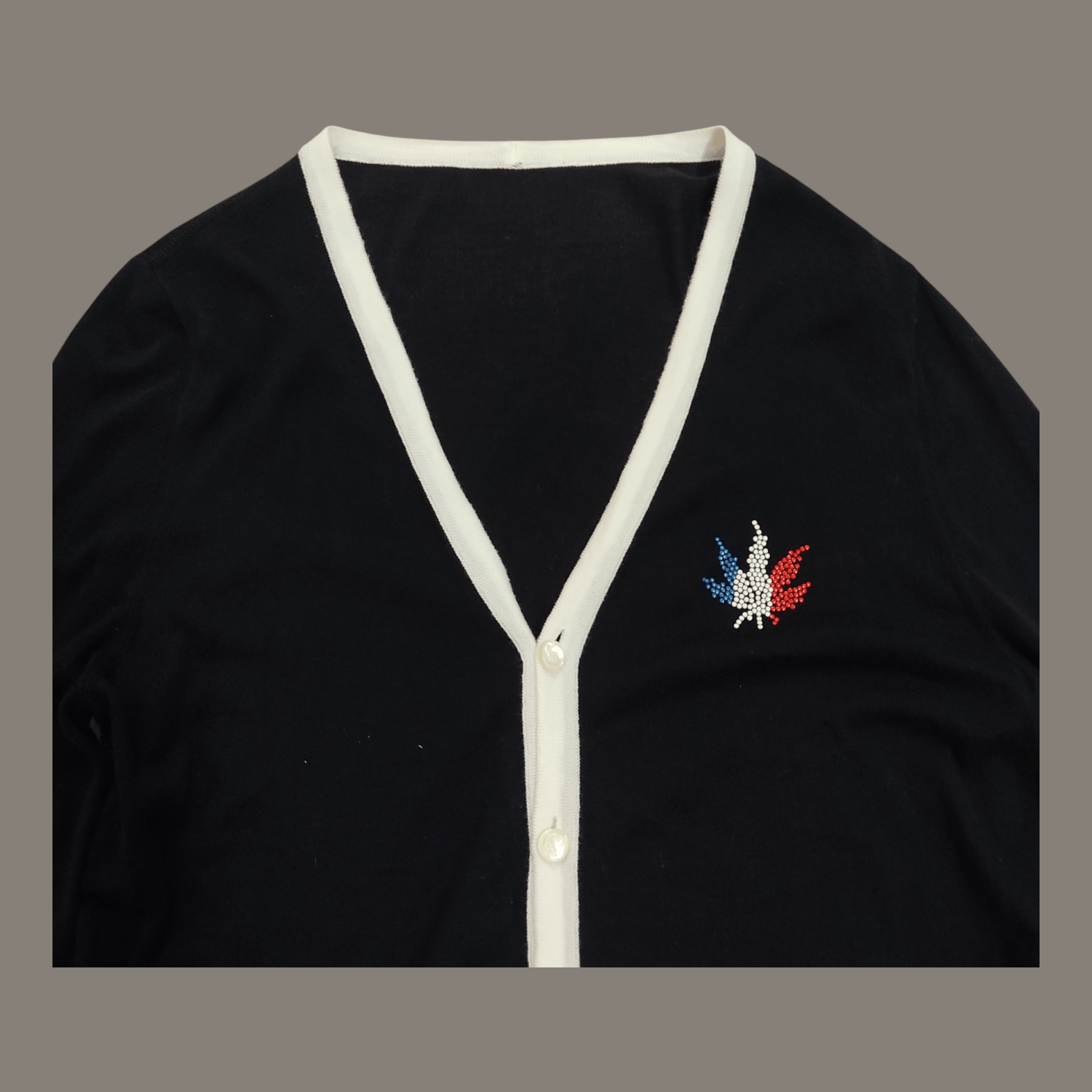 Lucien Pellat-Finet Lucien Pellat-Finet Colors Cuffs Buttons Up Cardigan Size US L / EU 52-54 / 3 - 3 Thumbnail