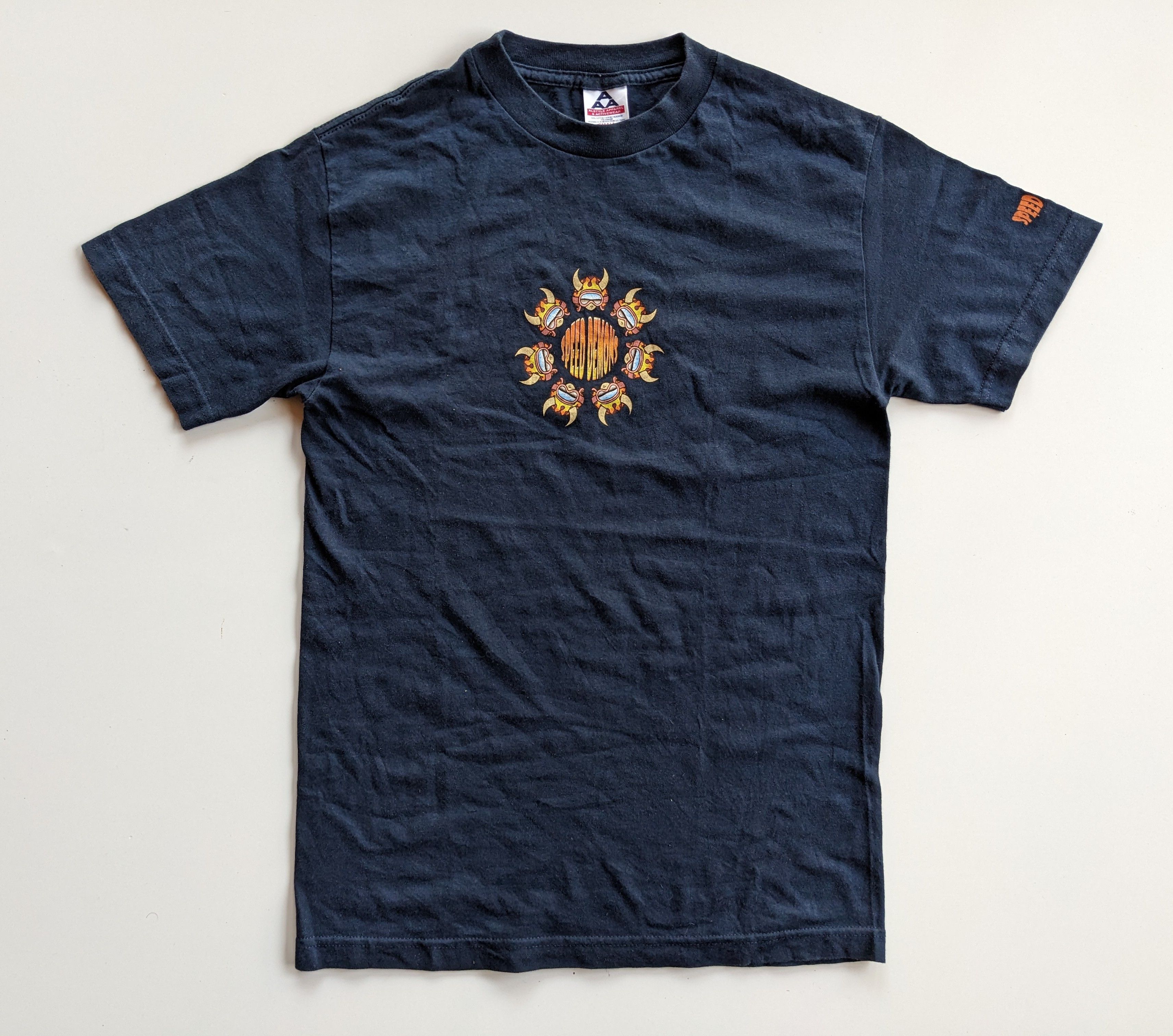Shorty's Skateboards × Vintage Vintage 90s Speed Demon skate shirt Size US S / EU 44-46 / 1 - 1 Thumbnail