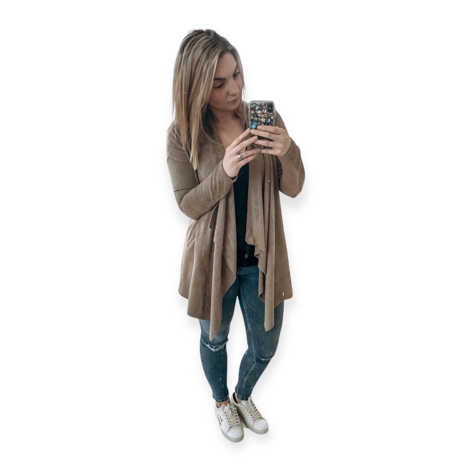 BLANKNYC BLANKNYC Cloud Nine Drape Jacket in Brown Size S / US 4 / IT 40 - 10 Thumbnail