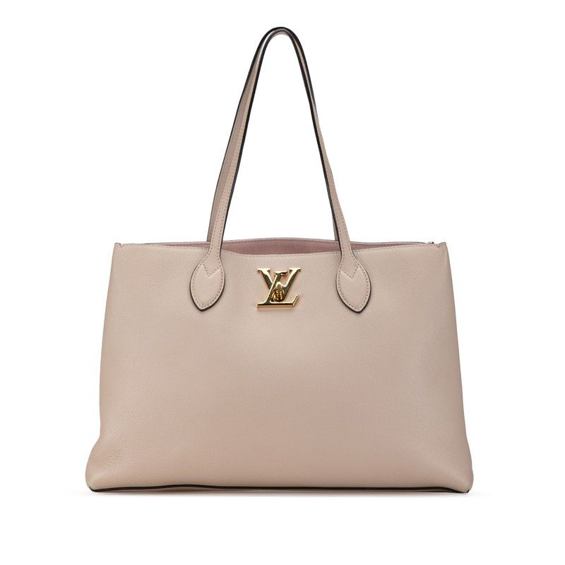 Louis Vuitton Louis Vuitton Louis Vuitton Lockme Tote Bag M57346 Leather Tote Bag M57346 in Very Good Condition Size ONE SIZE - 1 Thumbnail
