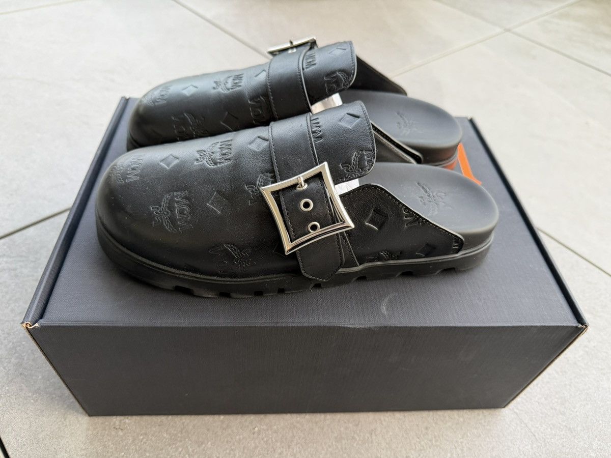 MCM MCM Monogram Leahter Flat Mules Size US 8 / EU 41 - 6 Thumbnail