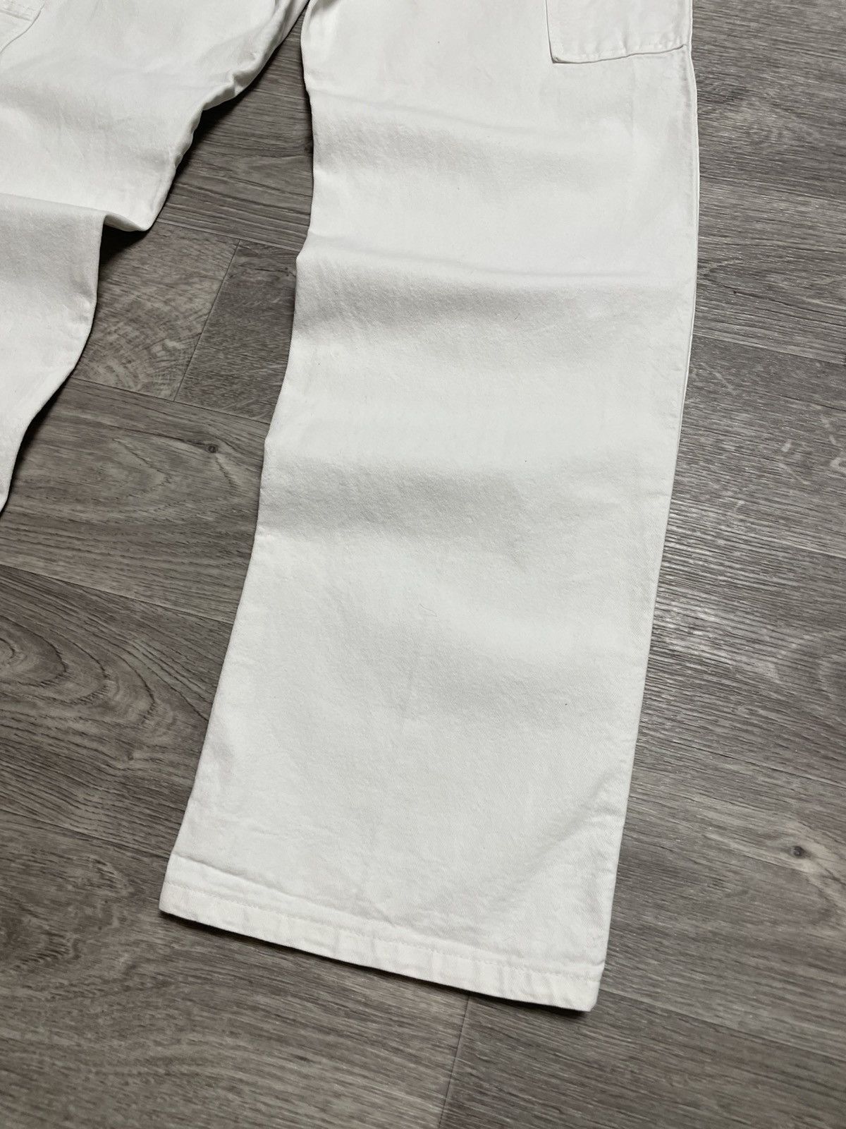 Dickies Vintage Dickies White Carpenter Pants SK8 Y2K Streetwear Size US 32 / EU 48 - 15 Thumbnail