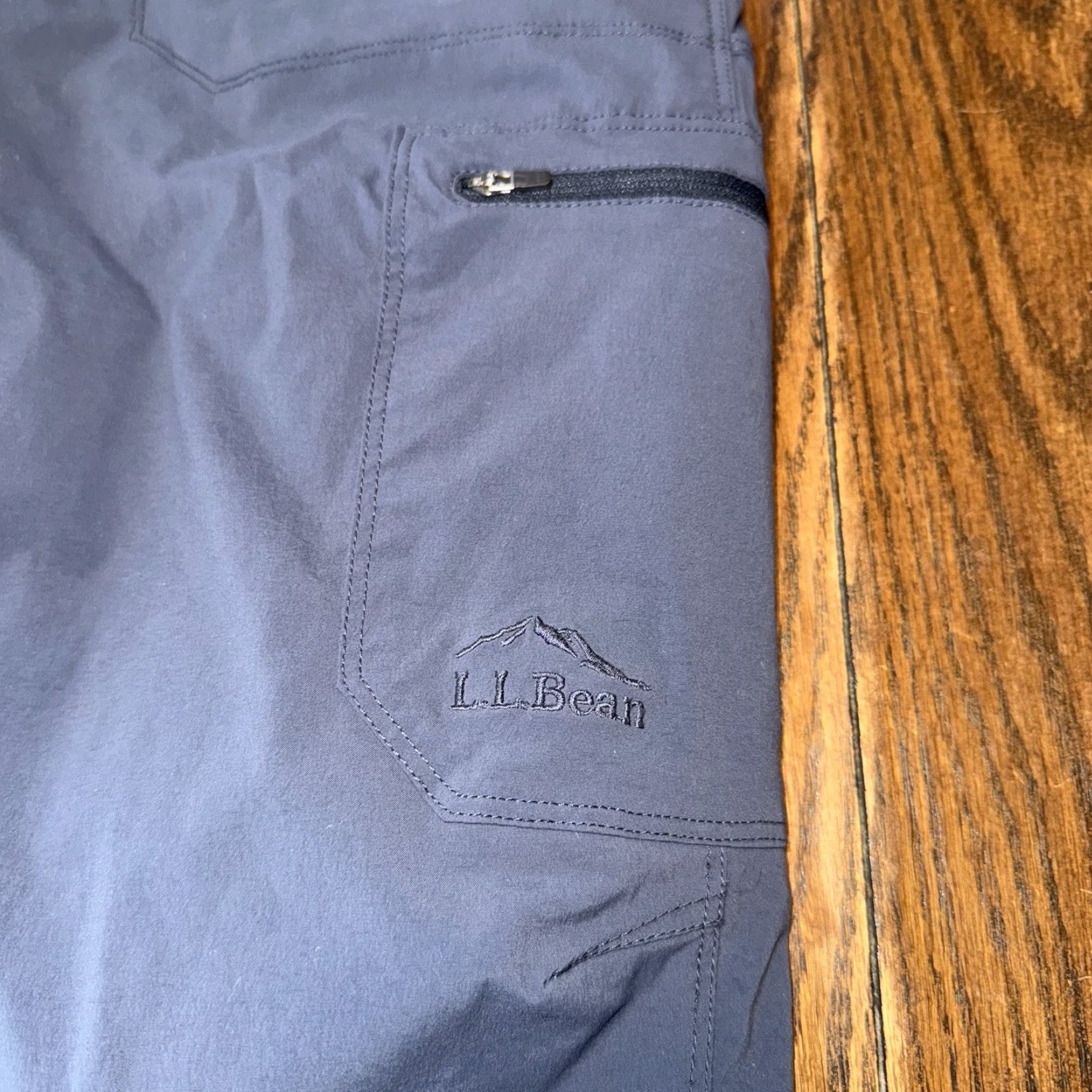 Vintage LL Bean Pants Mens 40x23 Blue Cresta Hiking Standard Fit Fleece Lined 508240 Size US 40 / EU 56 - 3 Thumbnail