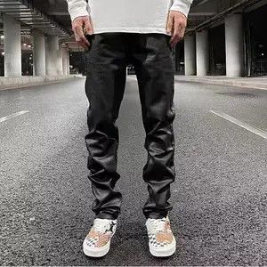 Other Black Jeans Men's Vibe Waxed Casual Size US 36 / EU 52 - 1 Thumbnail